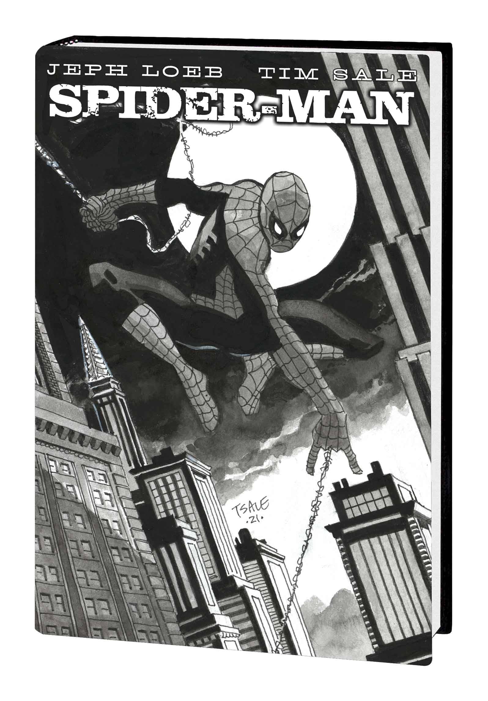 MARVEL PRH Graphic Novel Jeph Loeb Tim Sale Spider-Man Gallery Edition HC DM Var 9781302952396 DEC220823