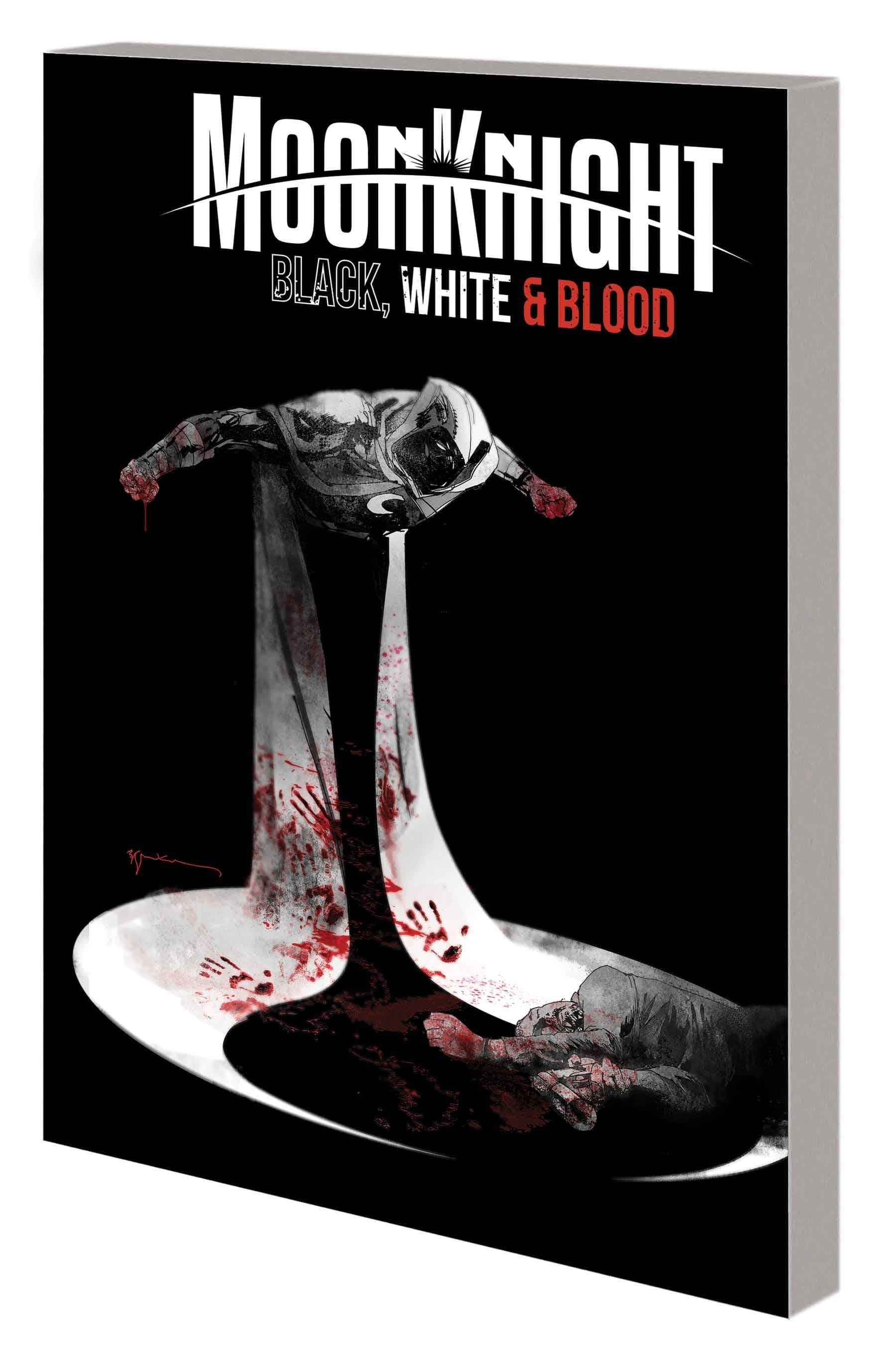 MARVEL PRH Graphic Novel Moon Knight Black White Blood Treasury Edition TP 9781302946043 AUG220986