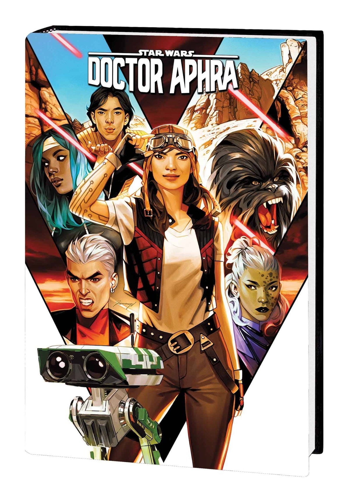 MARVEL PRH Graphic Novel Star Wars Doctor Aphra Omnibus HC Vol 02 Remenar Cvr 9781302949990 OCT221020