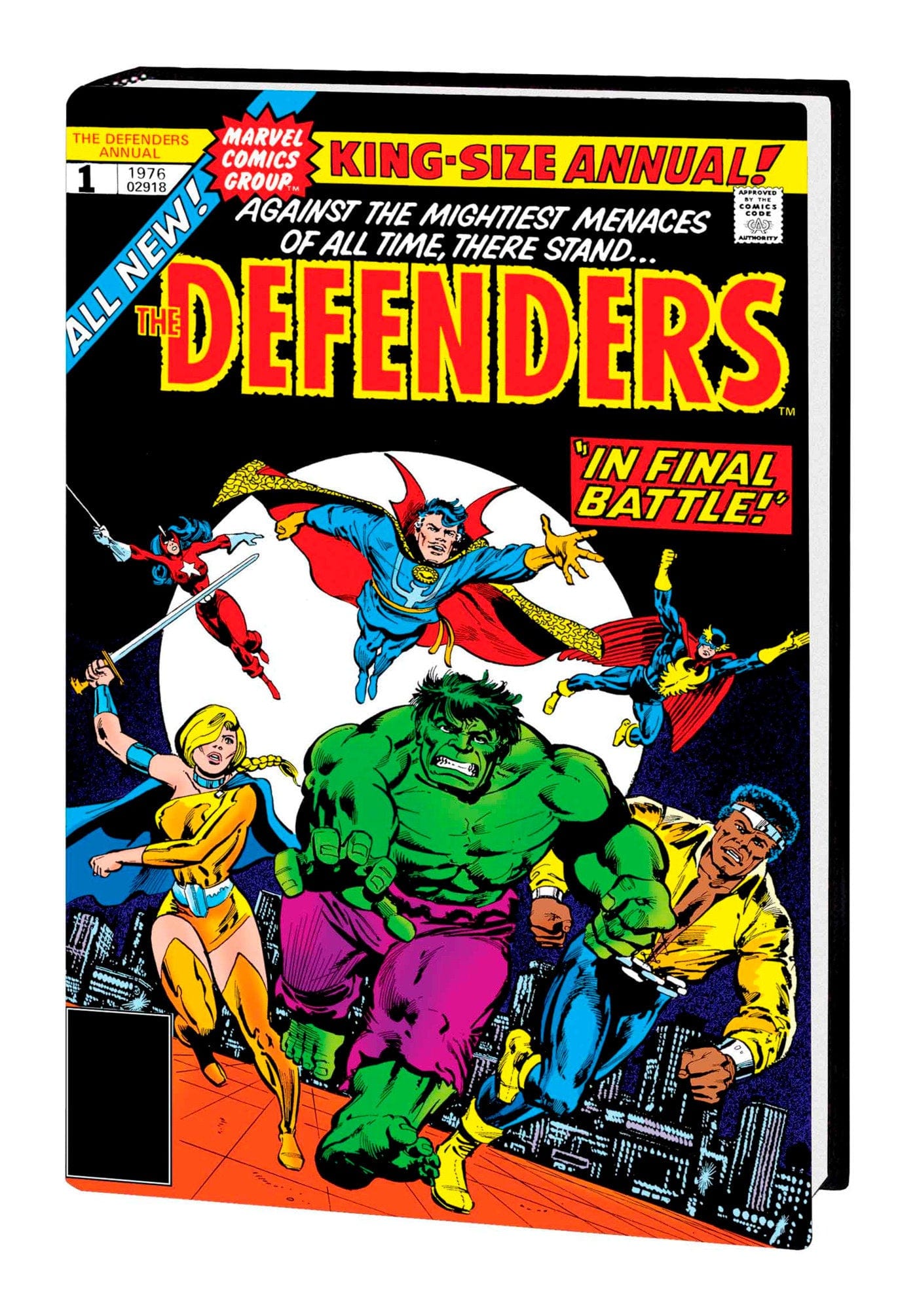 MARVEL PRH Graphic Novel Defenders Omnibus HC Vol 02 Milgrom Cvr 9781302948771 DEC220918