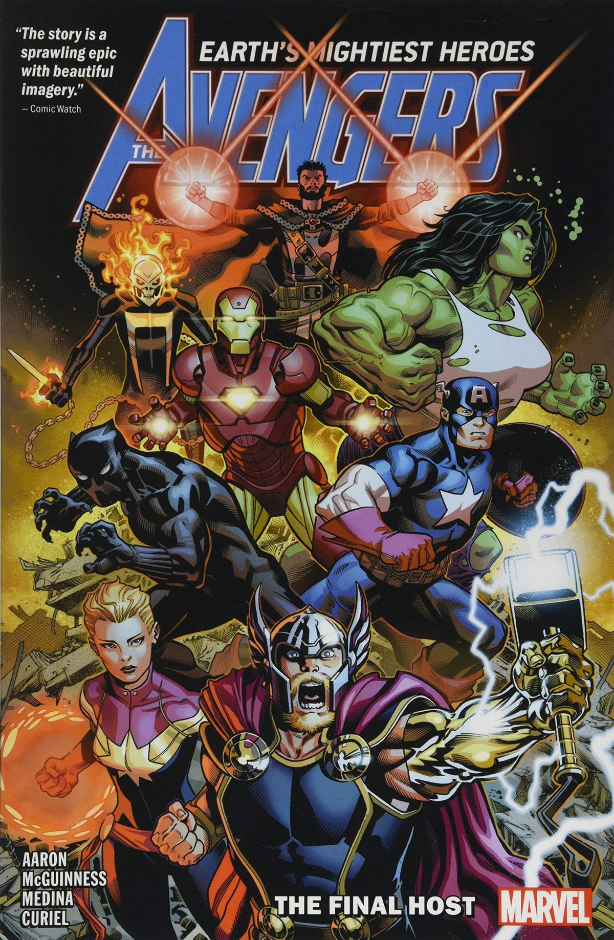 MARVEL PRH Graphic Novel Avengers By Jason Aaron TP Vol 01 Final Host 9781302911874 APR228038