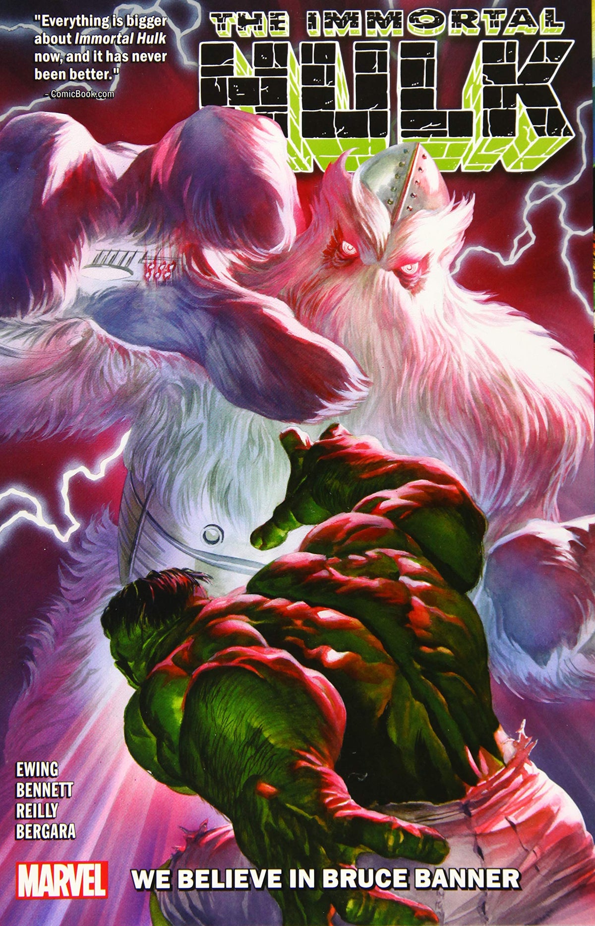 MARVEL PRH Graphic Novel Immortal Hulk TP Vol 06 We Believe In Bruce Banner 9781302920500 DEC218519