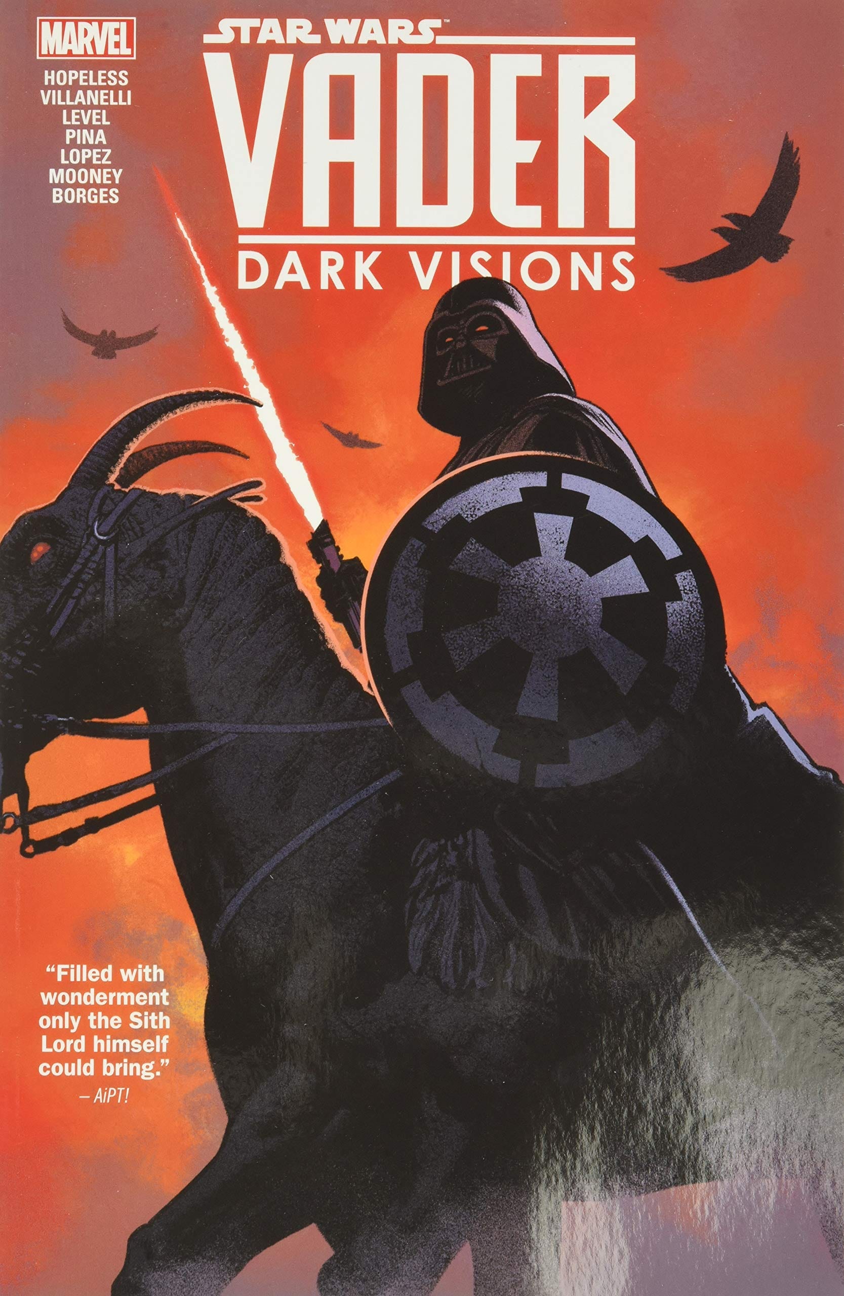 MARVEL PRH Graphic Novel Star Wars Vader Dark Visions TP 9781302919009 MAY190975