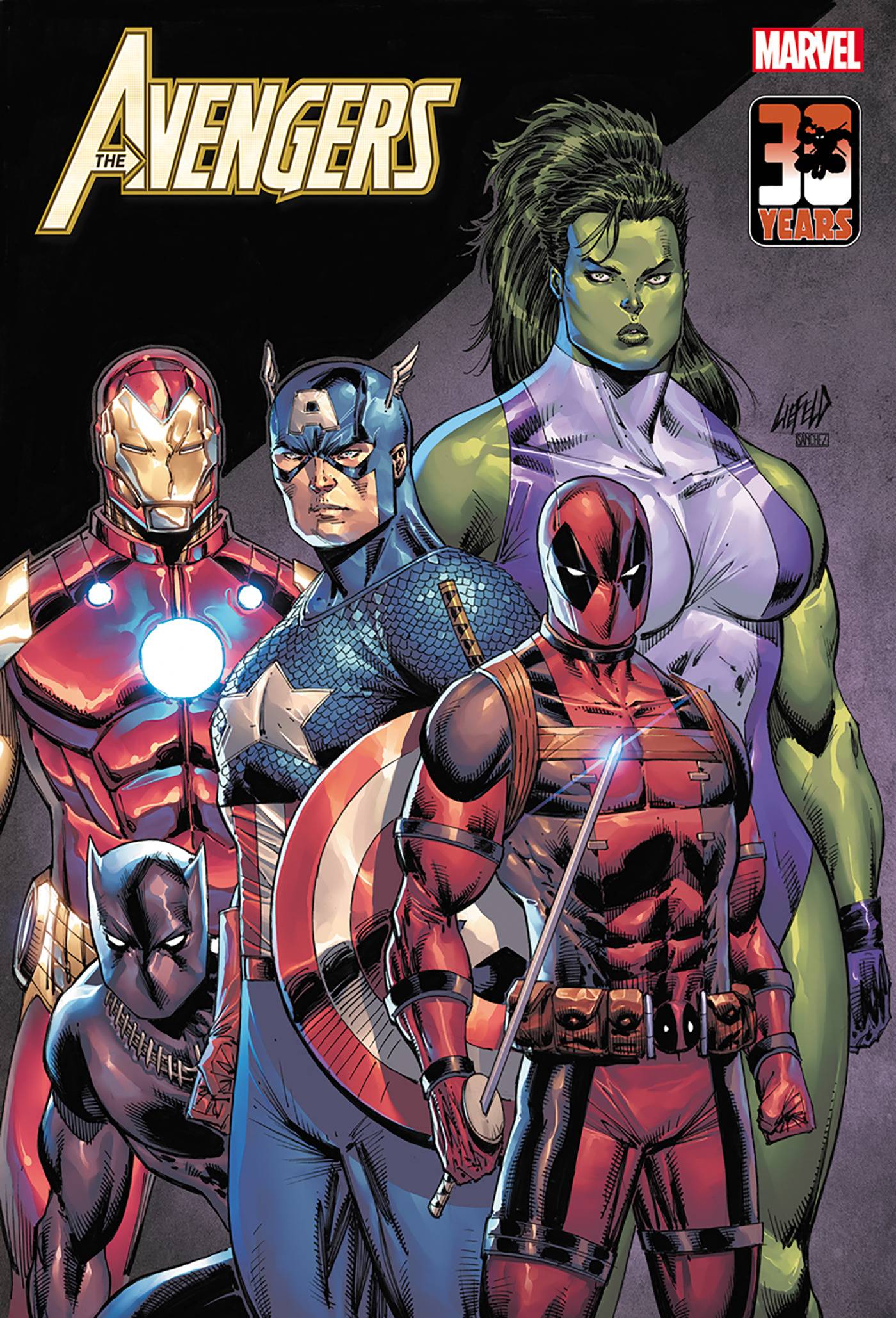 AVENGERS #54 LIEFELD DEADPOOL 30TH VAR