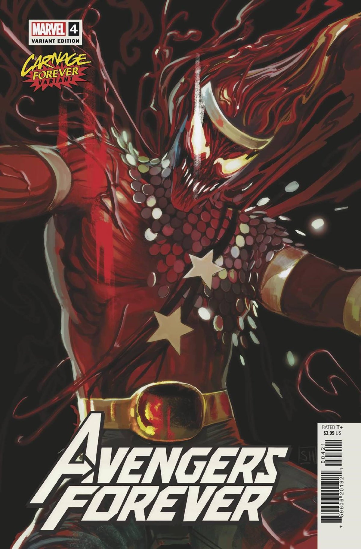 Marvel Comic Books AVENGERS FOREVER #4 HANS CARNAGE FOREVER VAR 75960620192100421 JAN220951