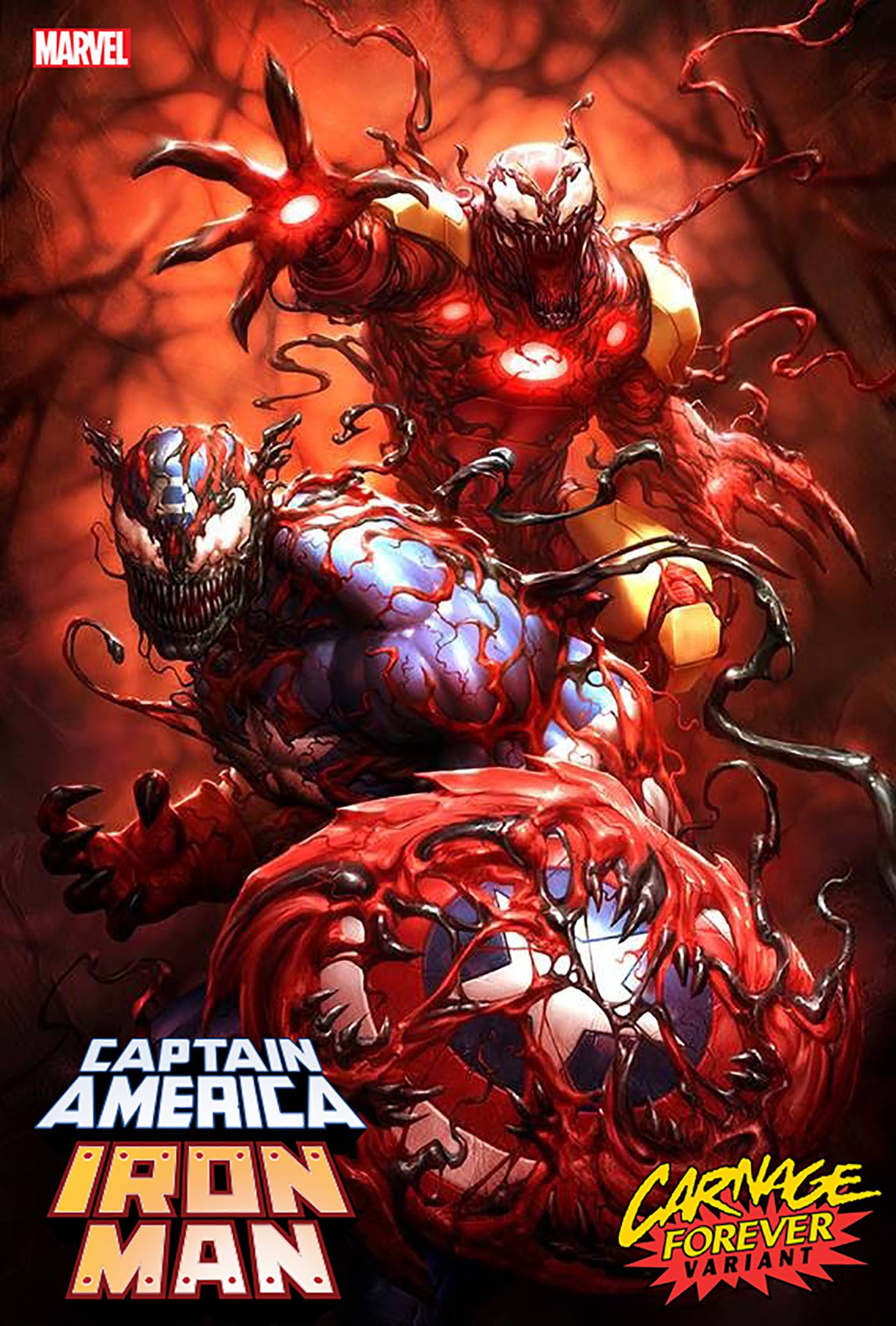 CAPTAIN AMERICA IRON MAN #5 (OF 5) KUNKKA CARNAGE FOREVER VA