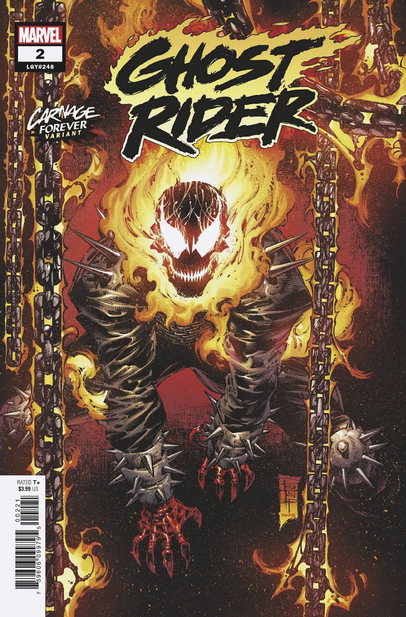 GHOST RIDER #2 TAN CARNAGE FOREVER VAR