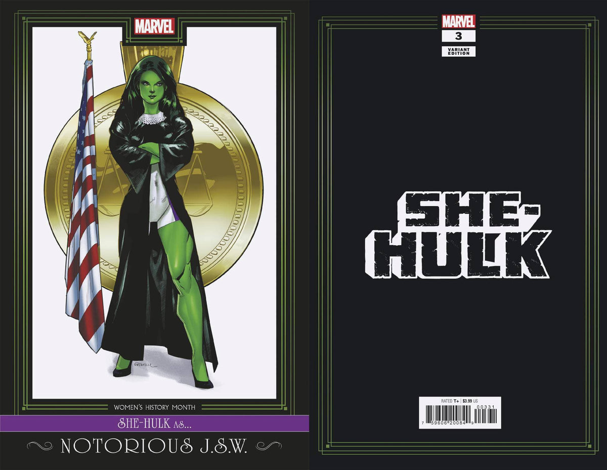 SHE-HULK #3 BAZALDUA WOMENS HISTORY VAR - Third Eye