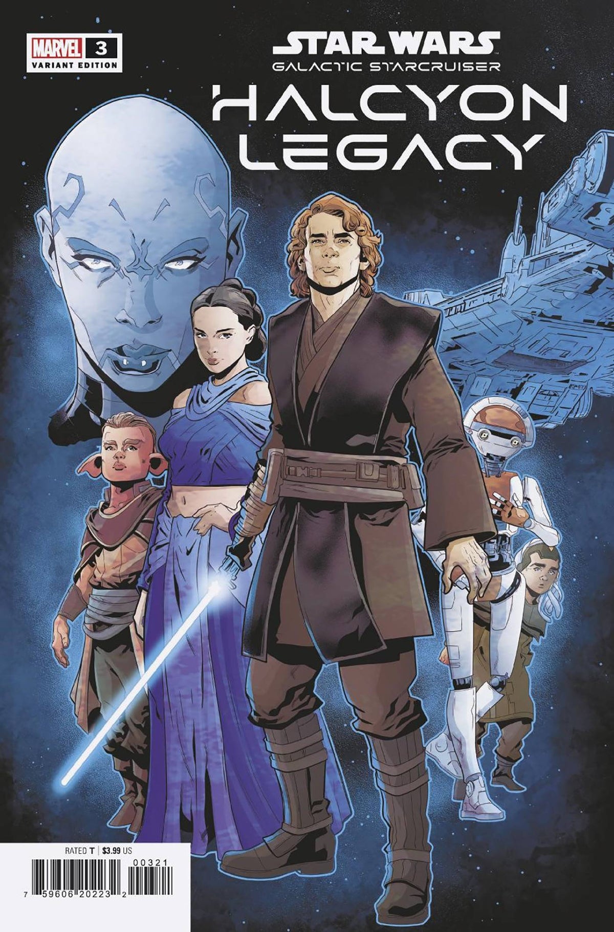 STAR WARS HALCYON LEGACY #3 (OF 5) SLINEY CONNECTING VAR - Third Eye