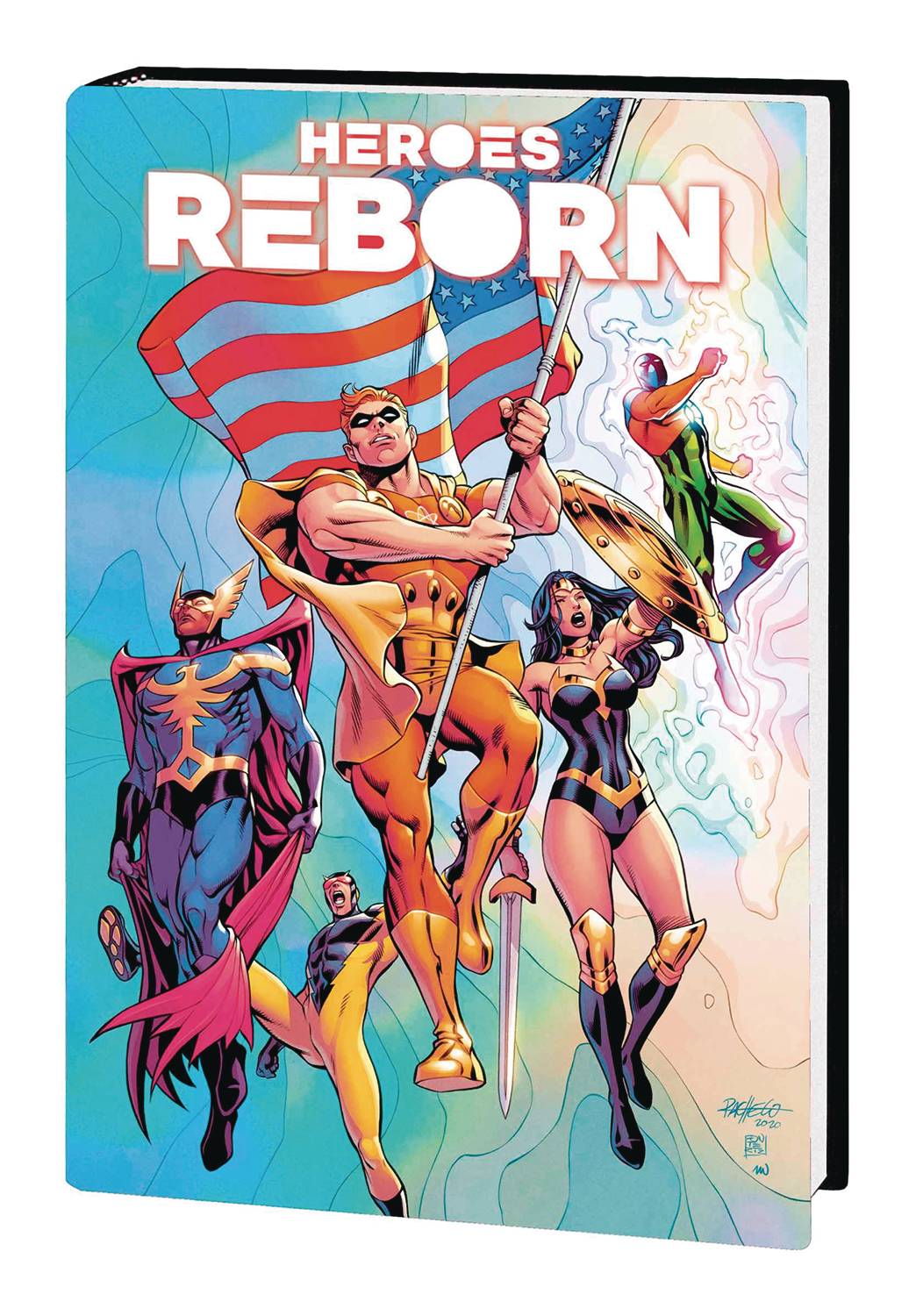 MARVEL PRH Graphic Novel Heroes Reborn Americas Mightiest Heroes Omnibus HC DM Var 9781302945206 JAN221022