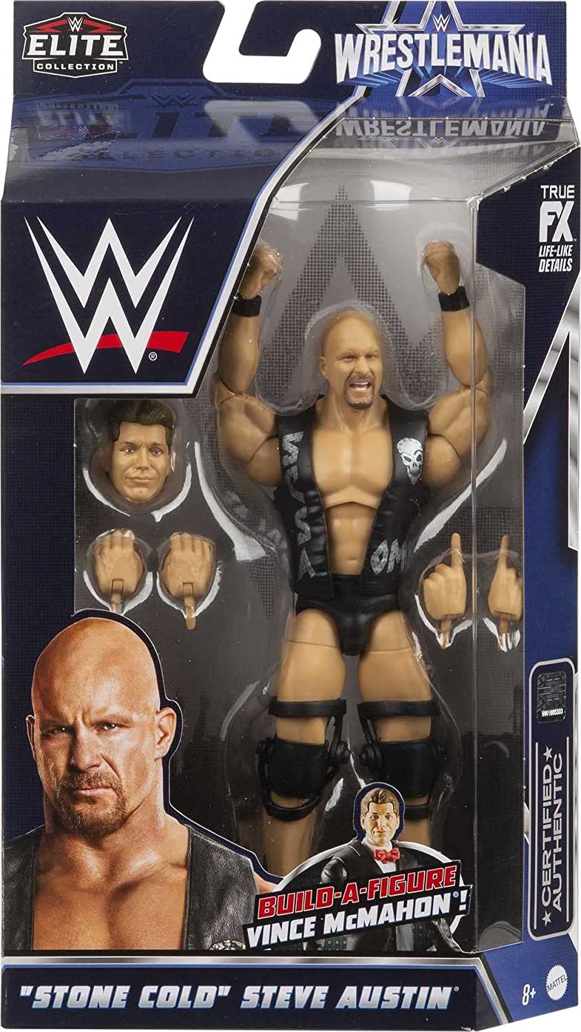 Mattel Toys > Action Figures > Other Action Figures Mattel: WWE Elite Collection - Steve 'Stone Cold' Austin (Wrestlemania) 194735083558