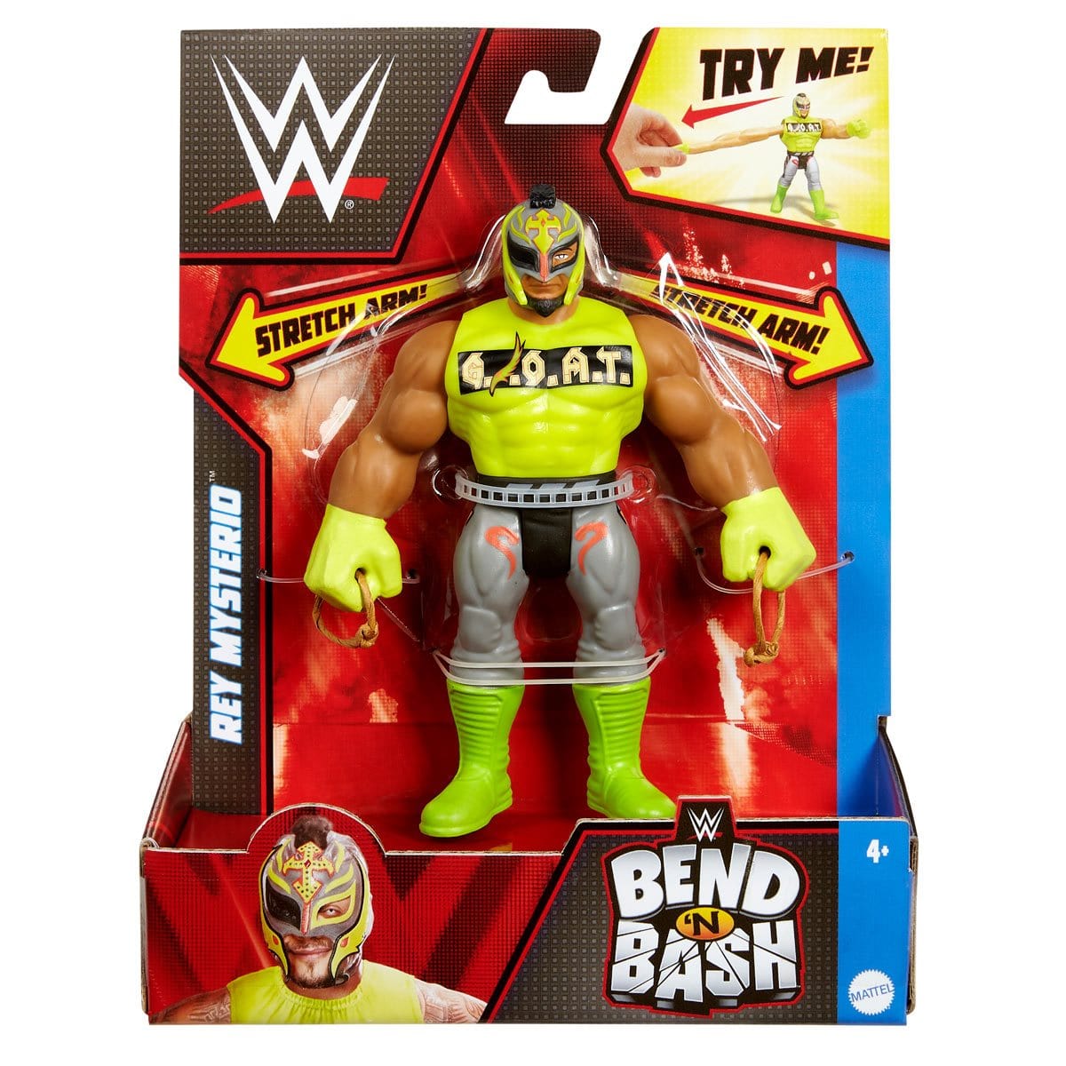 Mattel: WWE - Rey Mysterio (Bend 'N Bash) - Third Eye