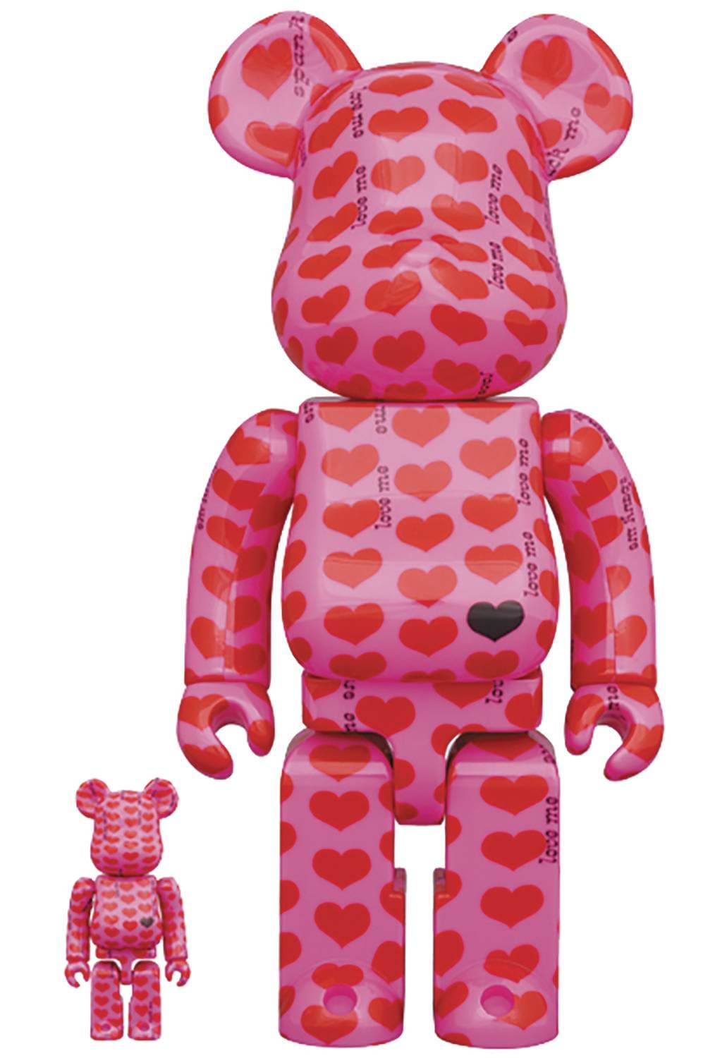 Medicom: BEar Brick - Pink Heart 100% & 400% (Headwax Organization) - Third Eye