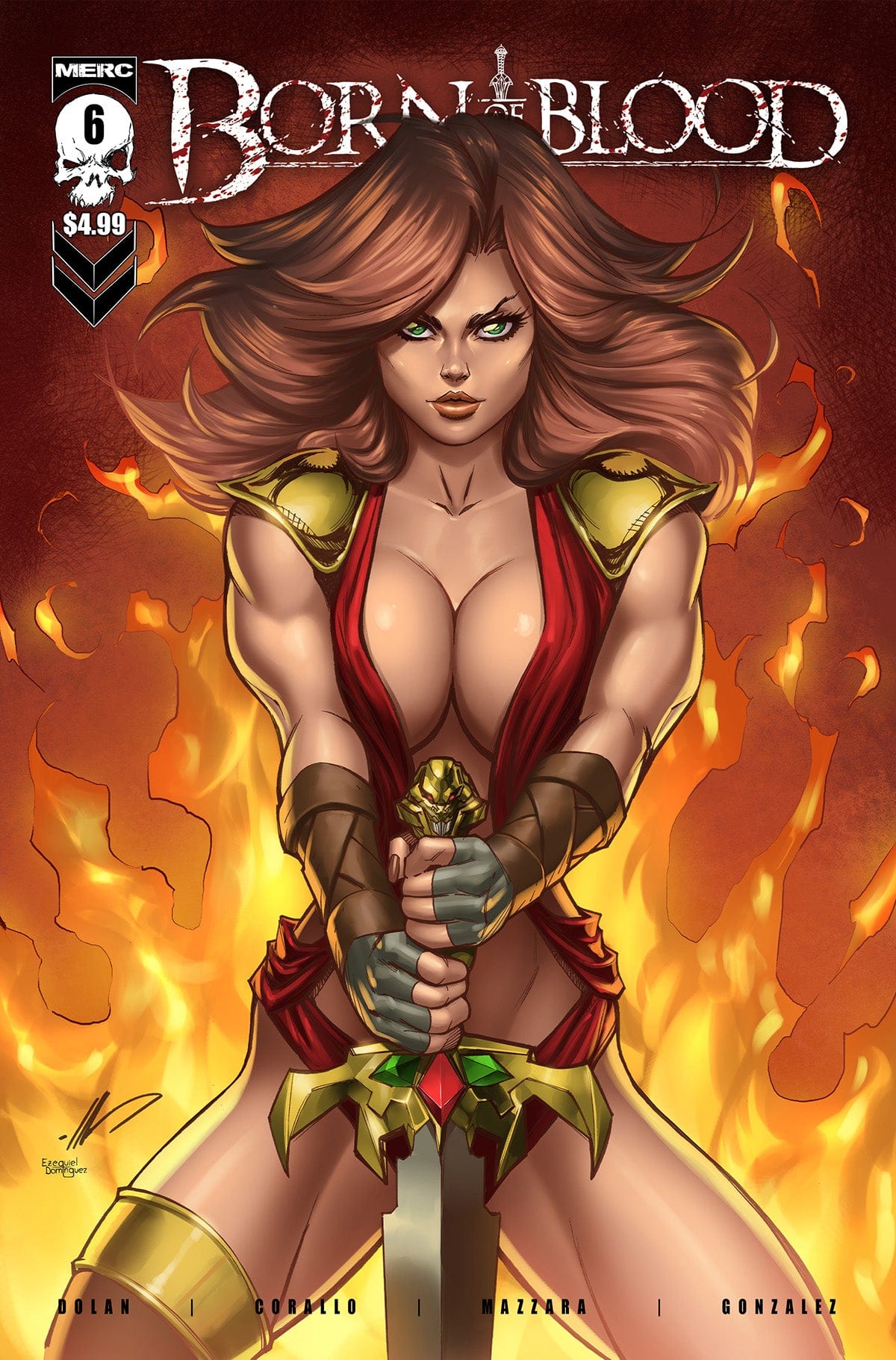 Merc Publishing Comic Books BORN OF BLOOD #6 (OF 6) CVR B ALE GARZA VAR (MR) 86000878830600621 0123MC259