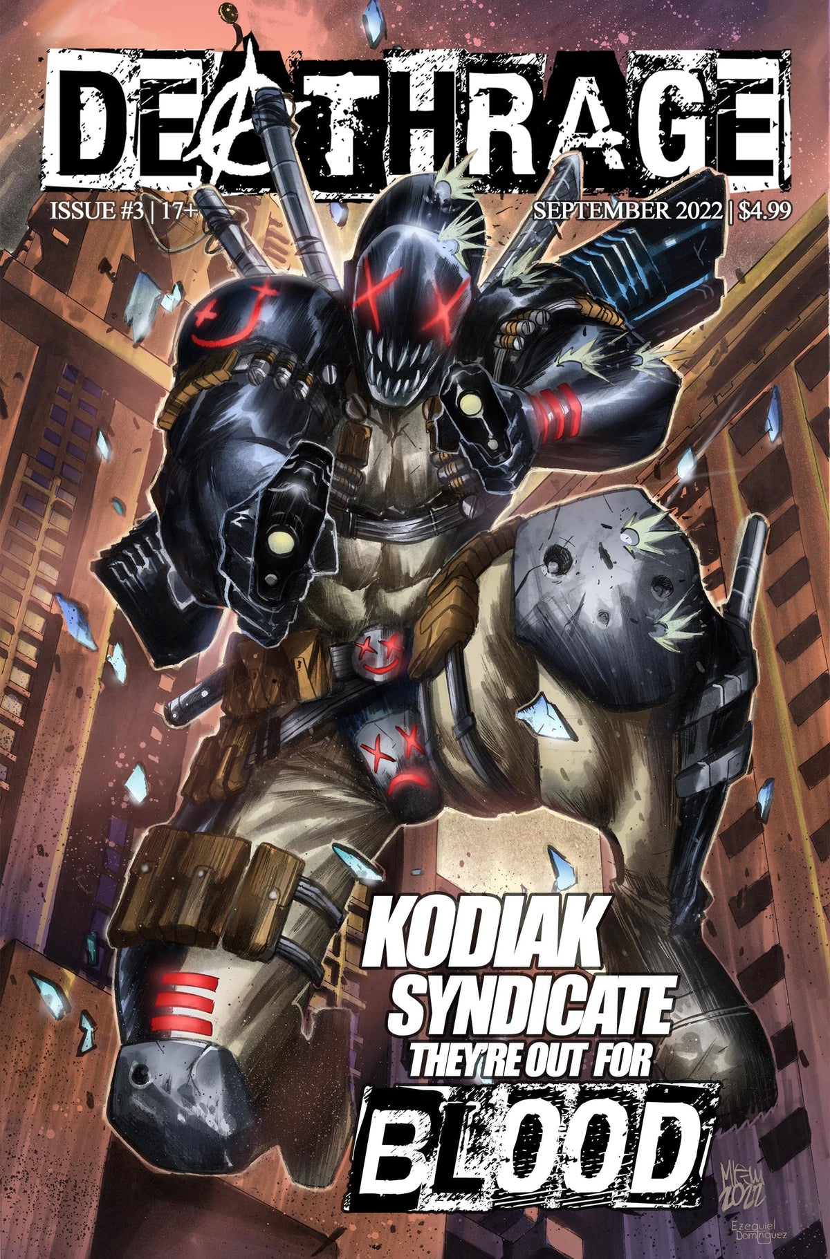 Merc Publishing Comic Books DEATHRAGE #3 (OF 6) CVR A ALESSANDRO MICELLI (MR) 19685219519000311 0722MC269