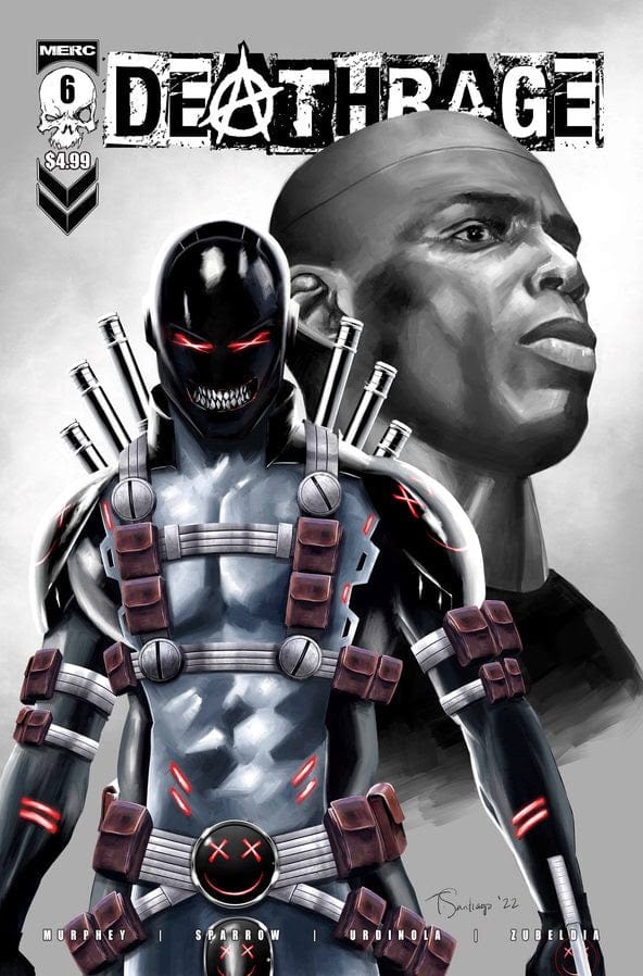 Merc Publishing Comic Books DEATHRAGE #6 (OF 6) CVR H TONY SANTIAGO FOC VAR (MR) 19685219519000681 1022MC824