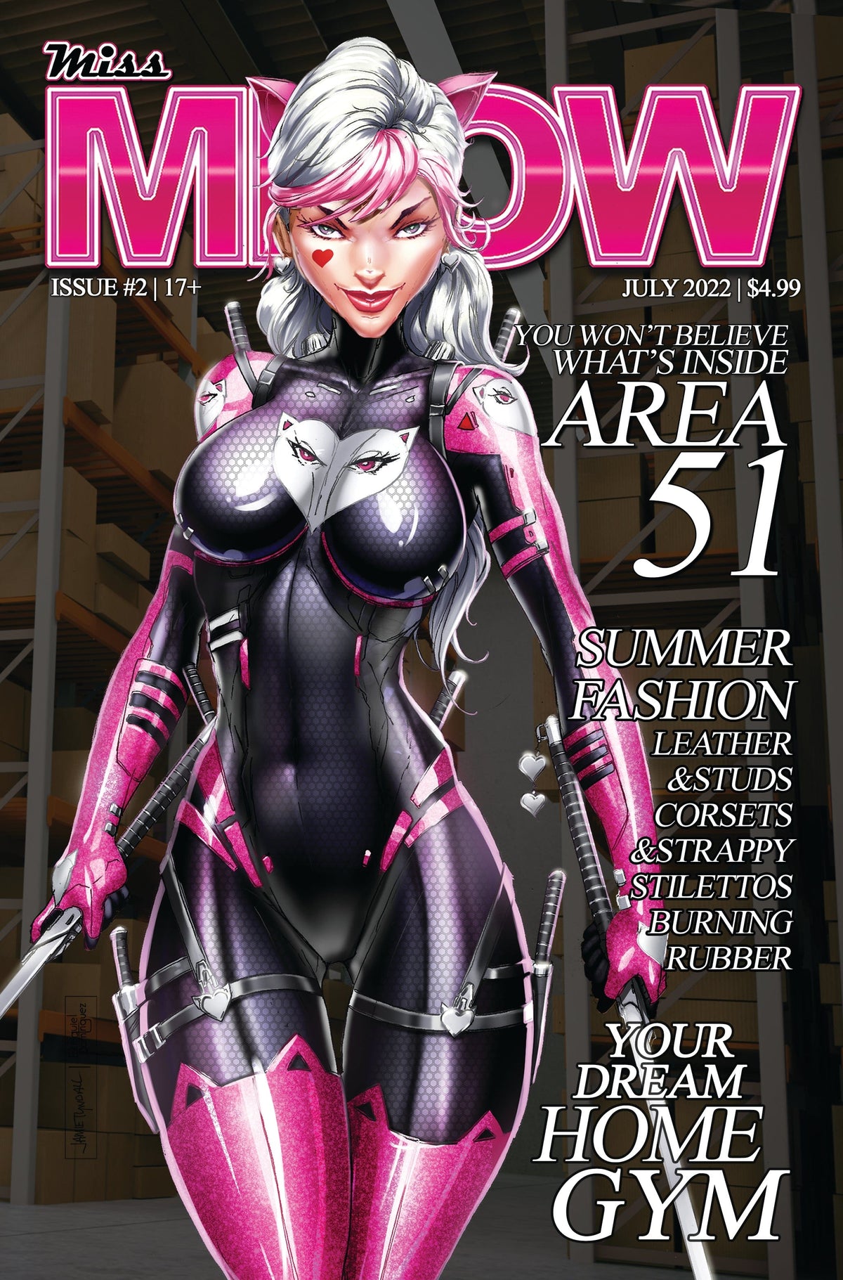 Merc Publishing Comic Books MISS MEOW #2 (OF 8) CVR A JAMIE TYNDALL (MR) 05149733084200211 0522MC196