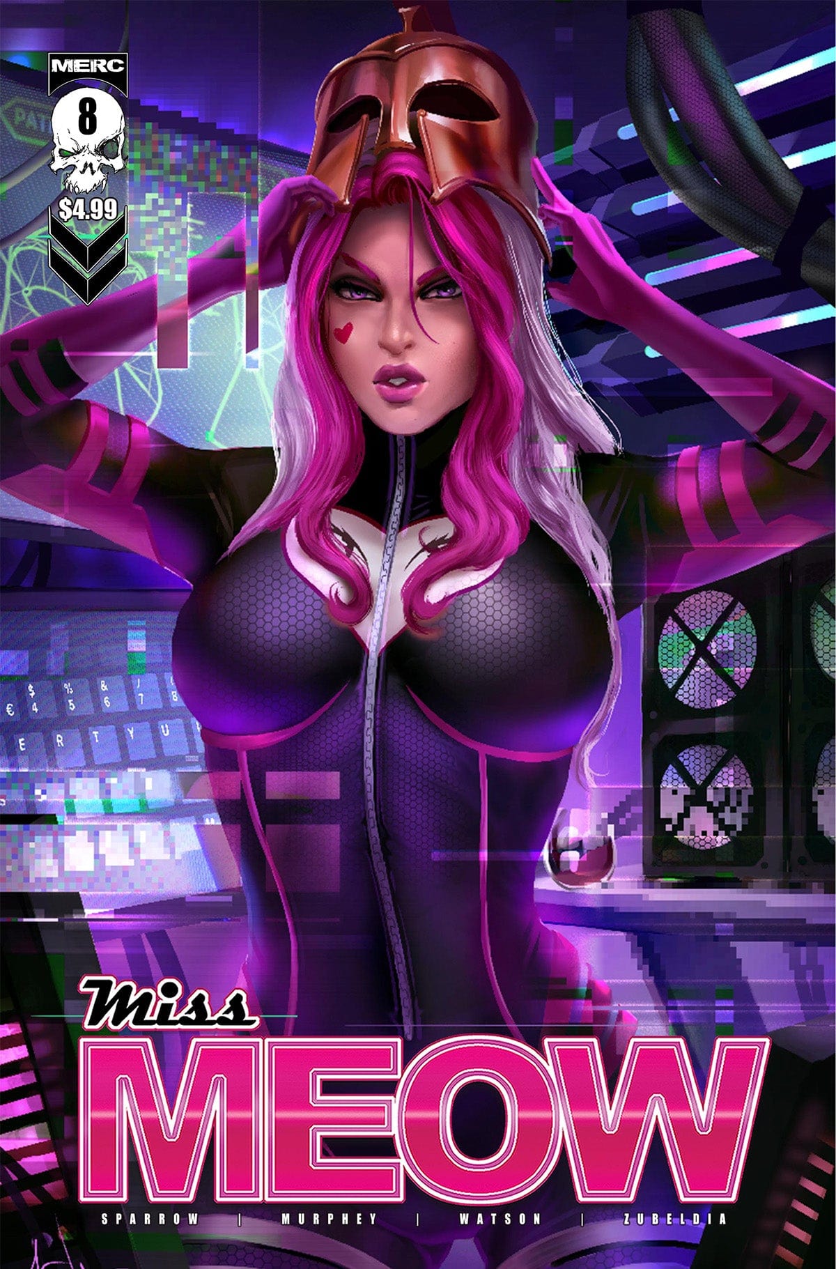 Merc Publishing Comic Books MISS MEOW #8 (OF 8) CVR C TRISTARR VAR (MR) 05149733084200831 0123MC266