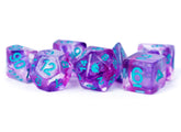 Metallic Dice Games Dice > Metallic Dice Games MDG: Plastic 7-Die Set - Unicorn Violet Infusion 680599383359 MET 702