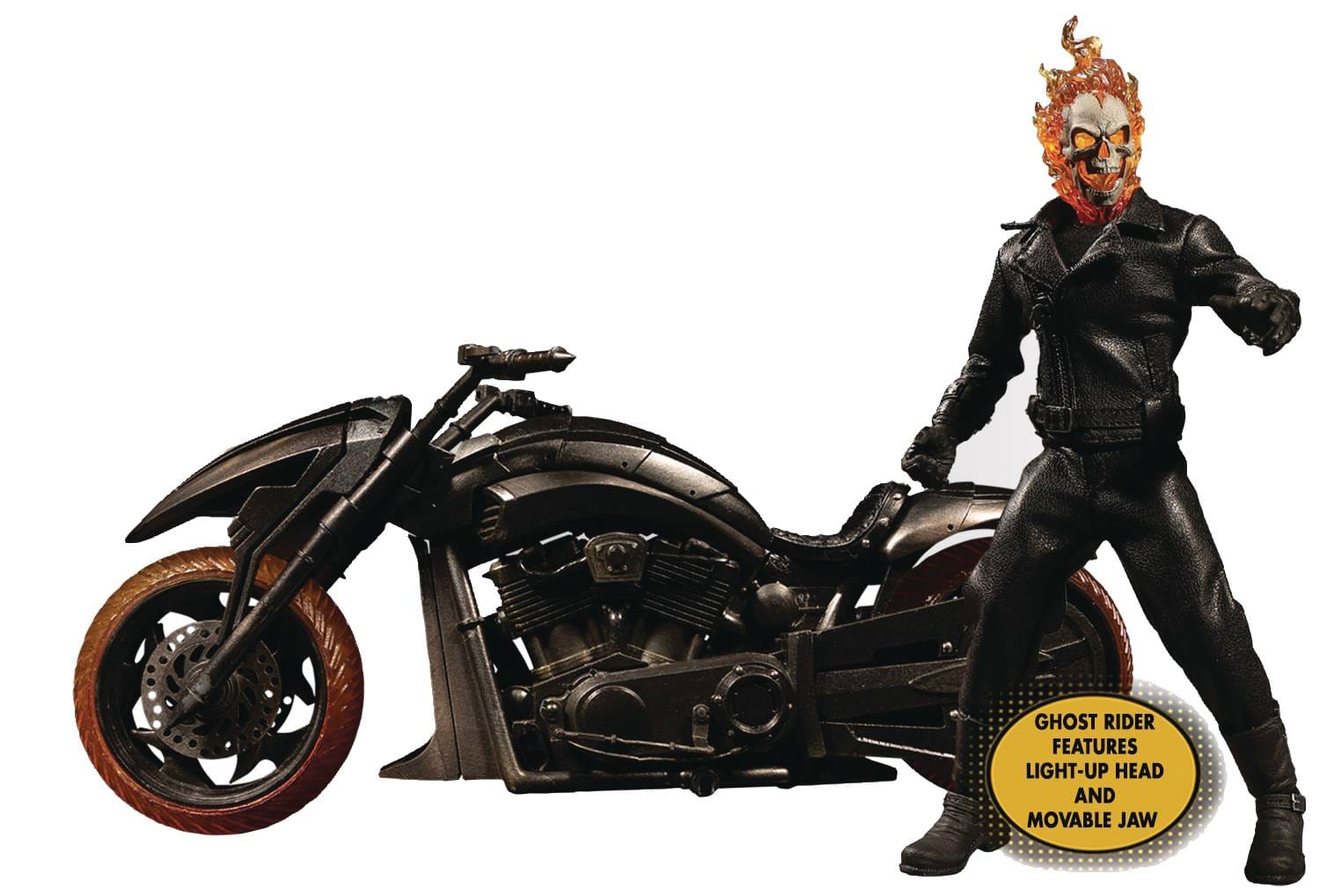 Mezco Toys Toys > Action Figures > Other Action Figures One-12 Collective: Marvel - Ghost Rider & Hell Cycle 696198766905 OCT208794