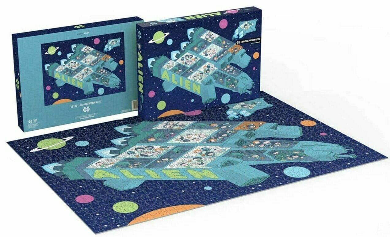 Mondo Puzzles > Jigsaw Puzzles Mondo: 1000pc Jigsaw - 100% Soft, Alien 810041486127