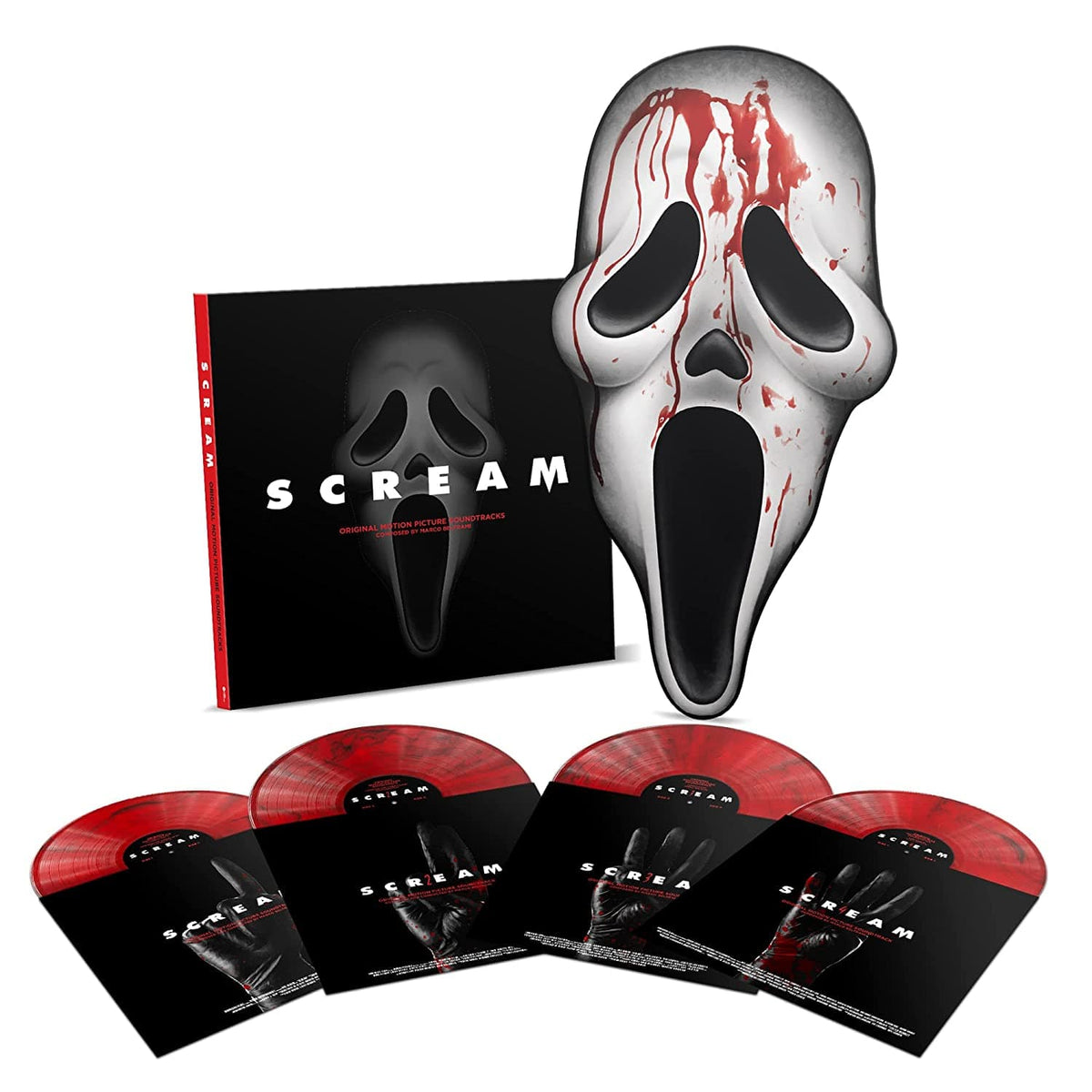 Beltrami, Marco - Scream (Original Motion Picture Scores) [Red Marbled 4 Lp Box Set] - Third Eye