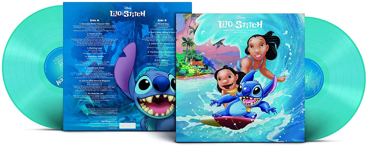 Various Artists - Lilo & Stitch, 20th Anniversary OST, Transparent Curacao Colored Vinyl [Import] - Third Eye