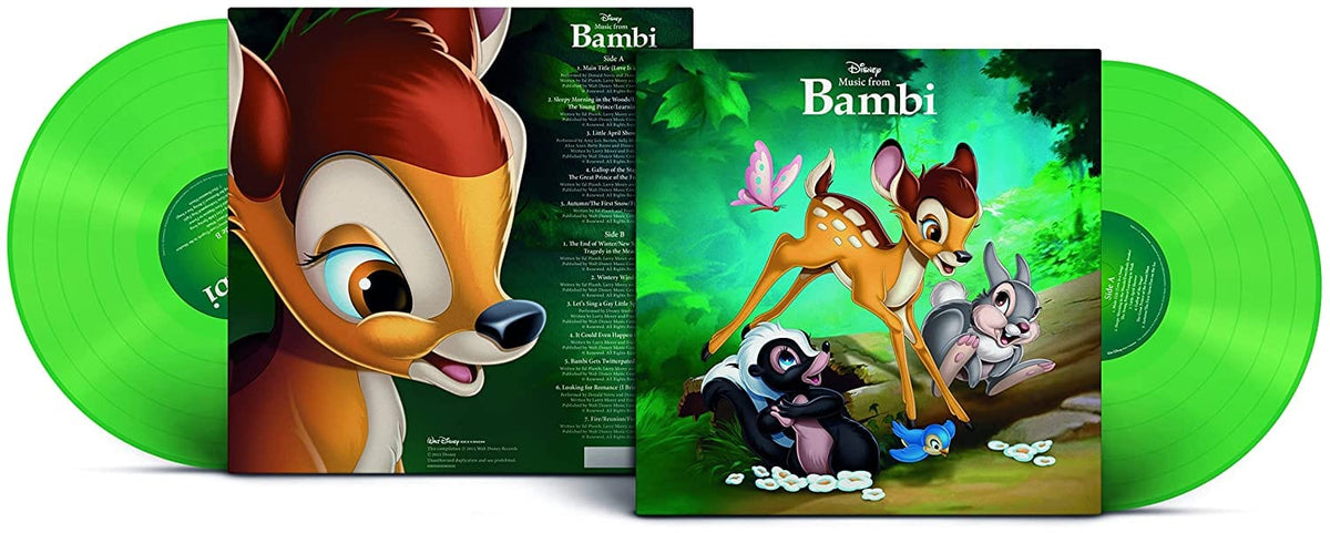 Various Artists - Music From Bambi, 80th Anniversary OST, Light Green Colored Vinyl [Import] - Third Eye