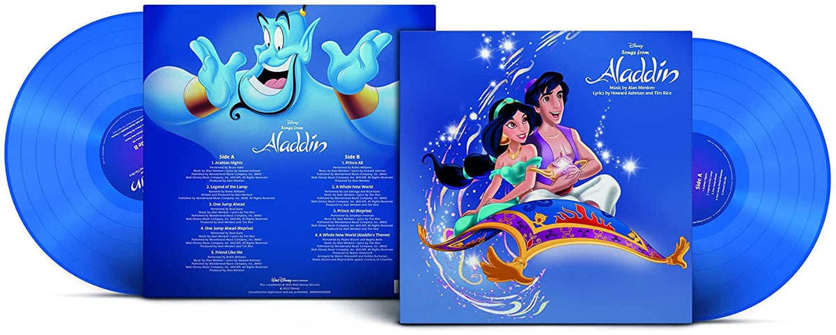 Various Artists - Songs From Aladdin, 30th Anniversary OST, Ocean Blue Colored Vinyl [Import] - Third Eye