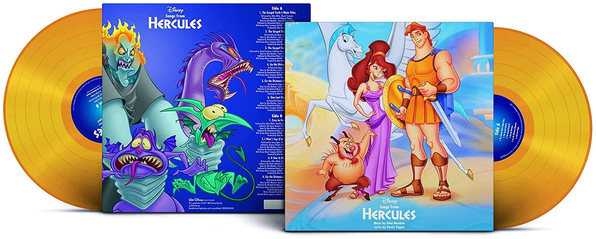 Various Artists - Songs From Hercules, 25th Anniversary OST, Transparent Orange Colored Vinyl [Import] - Third Eye