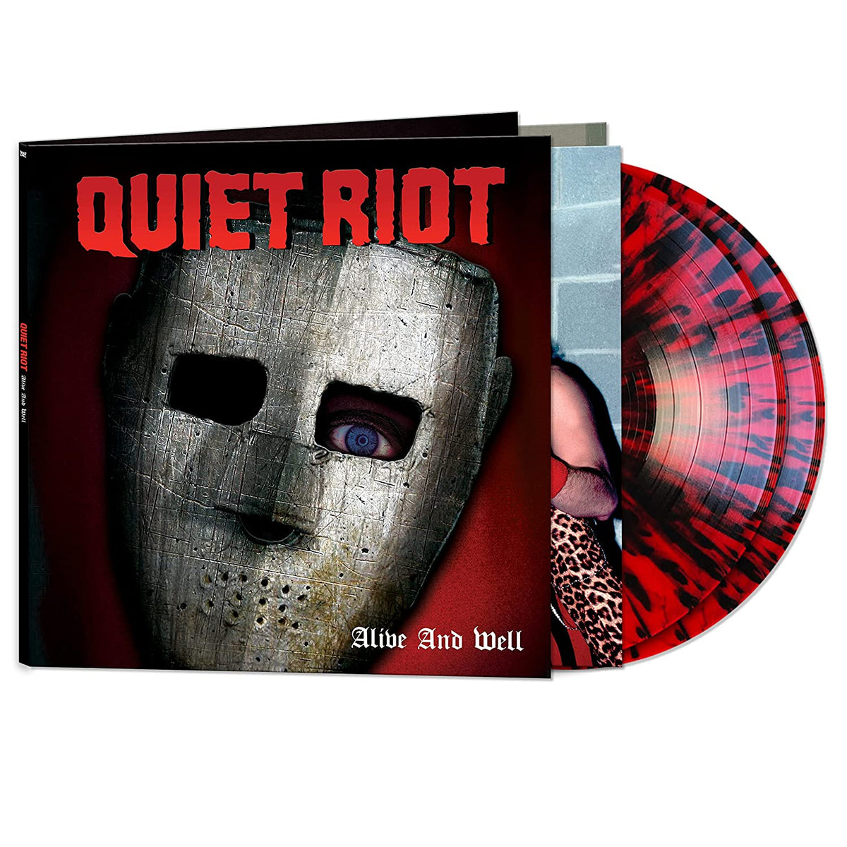 Quiet Riot - Alive & Well, Red & Black Splatter - Third Eye