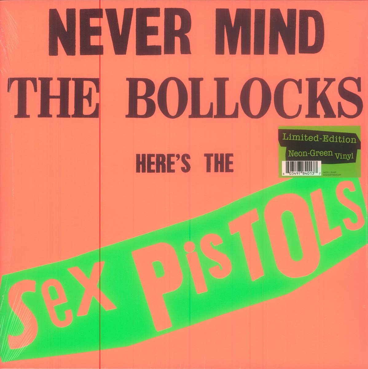 --- Music > Vinyl Records Sex Pistol - Never Mind The Bollocks Heres The Sex Pistols 603497840137 EA11098.1