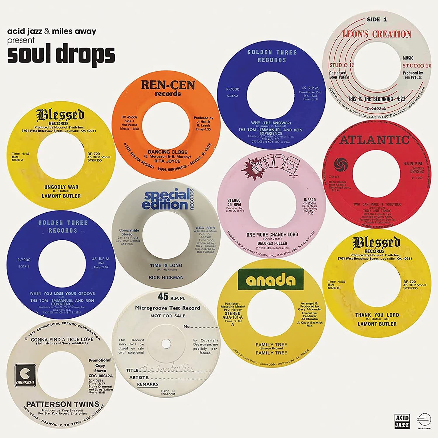 WebAMI Music > Vinyl Records Various Artists - Soul Drops 0676499061466 AJAZ614.1