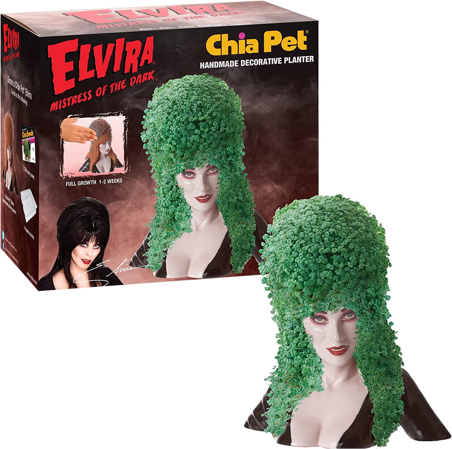 Neca Decor > Other Decor Chia Pet: Elvira 021363009813 MAY218927