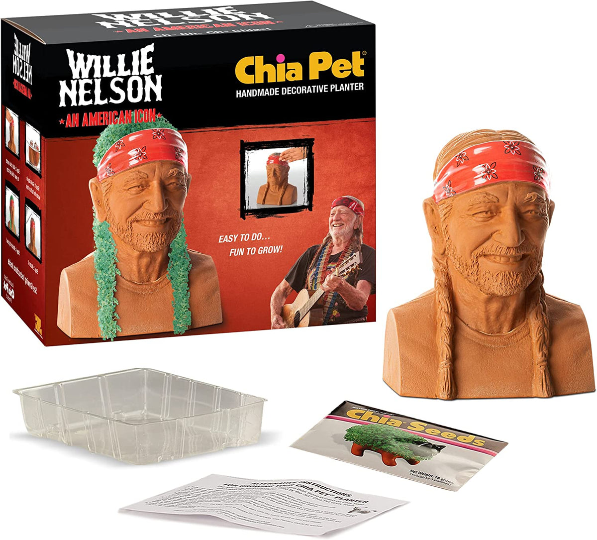 Joseph Enterprises Decor > Other Decor Chia Pet: Willie Nelson 021363009905 MAY218933