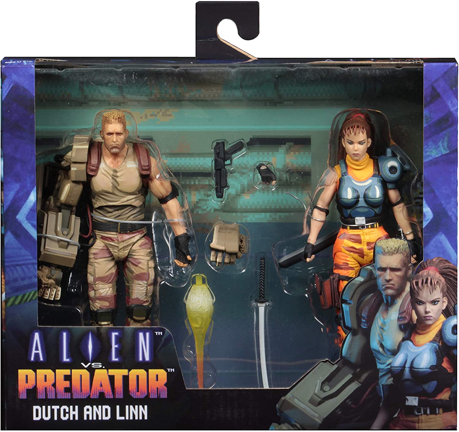 Neca Toys > Action Figures > Neca Neca: Alien vs. Predator - Dutch & Linn 2pk, Arcade Appearance 7" 634482516904