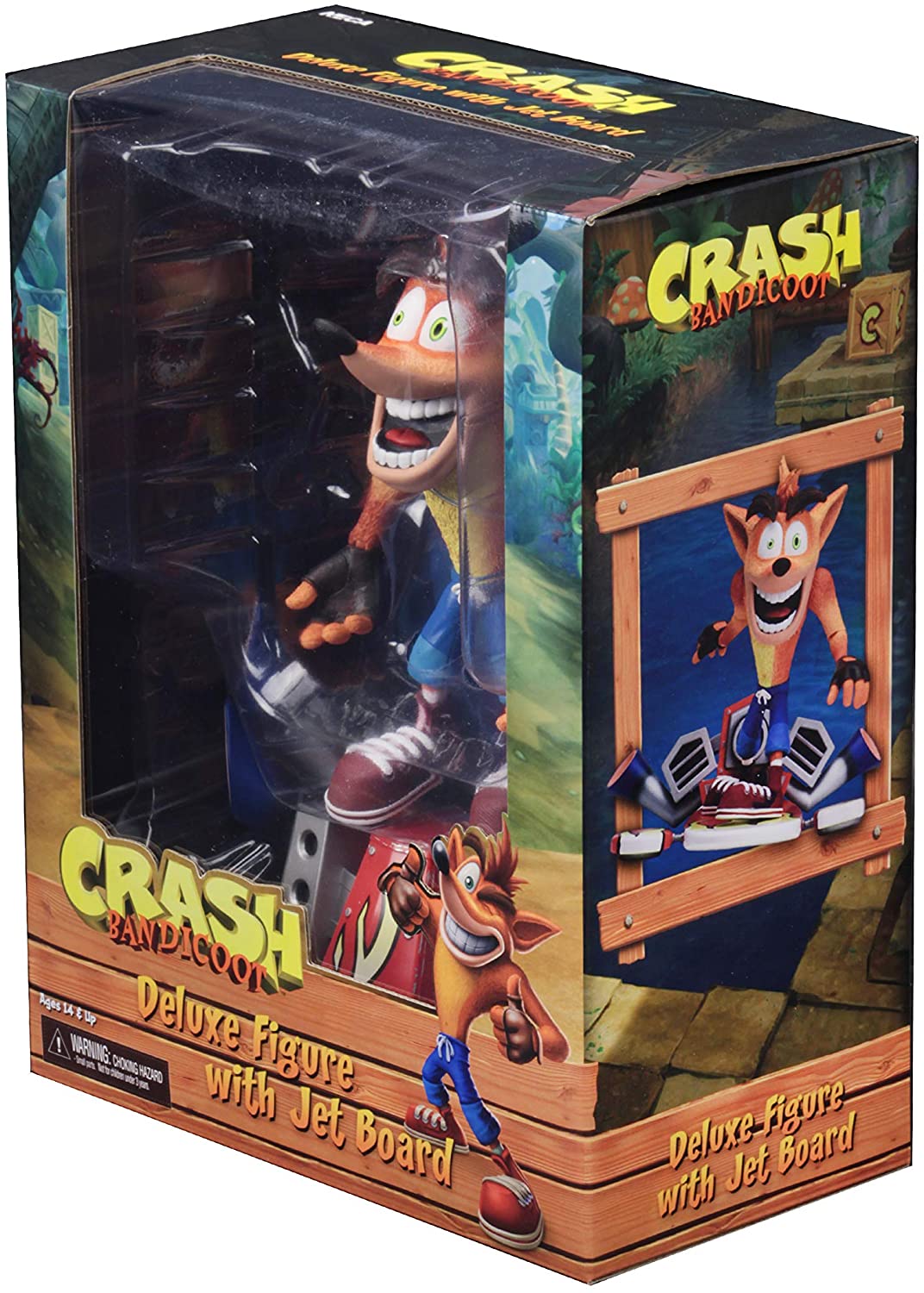 Neca: Crash Bandicoot - Deluxe Figure with Jet Board - Third Eye