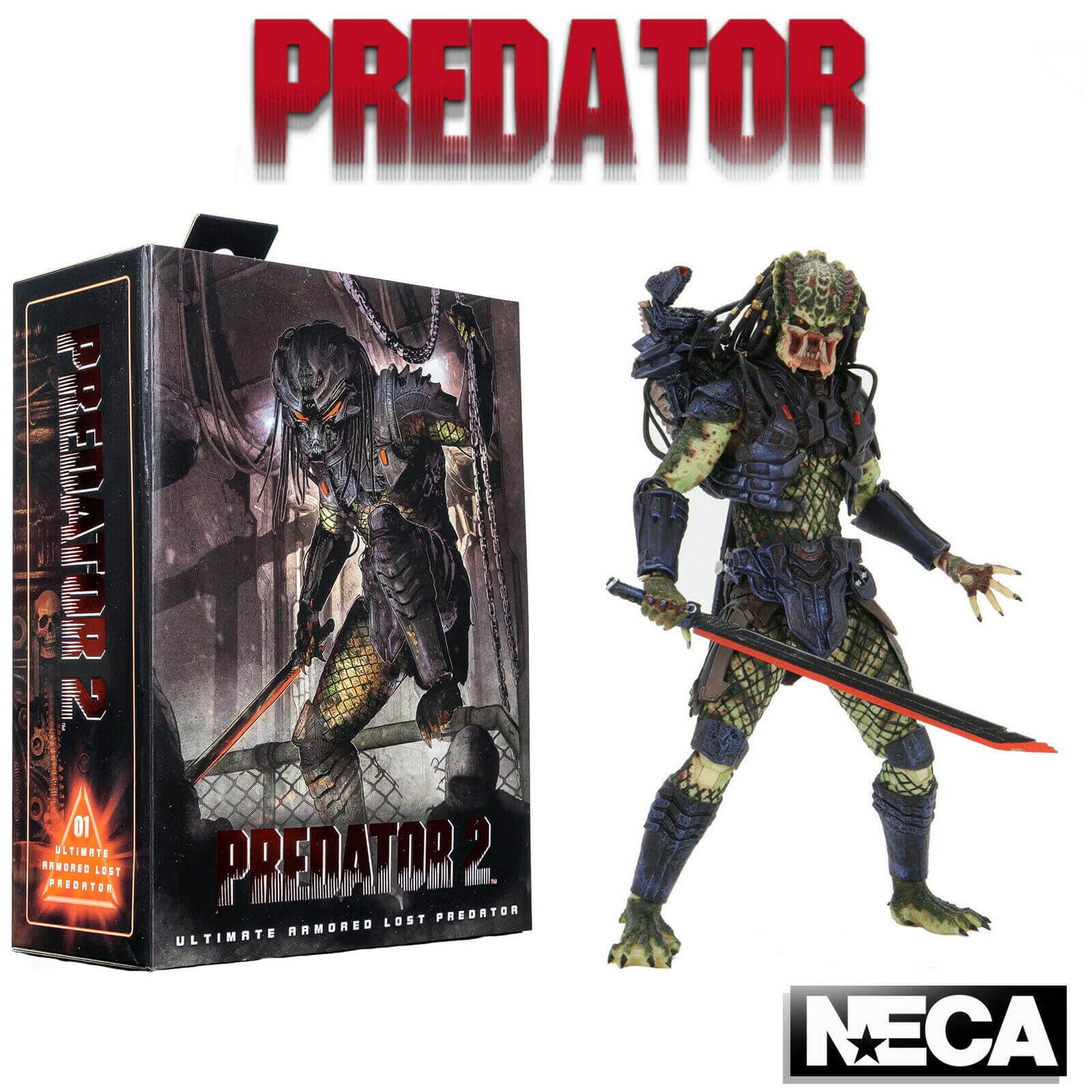 Figura De Acción Predator Perdido Serie 6 De NECA - 18 Cm - Coleccionable De Película