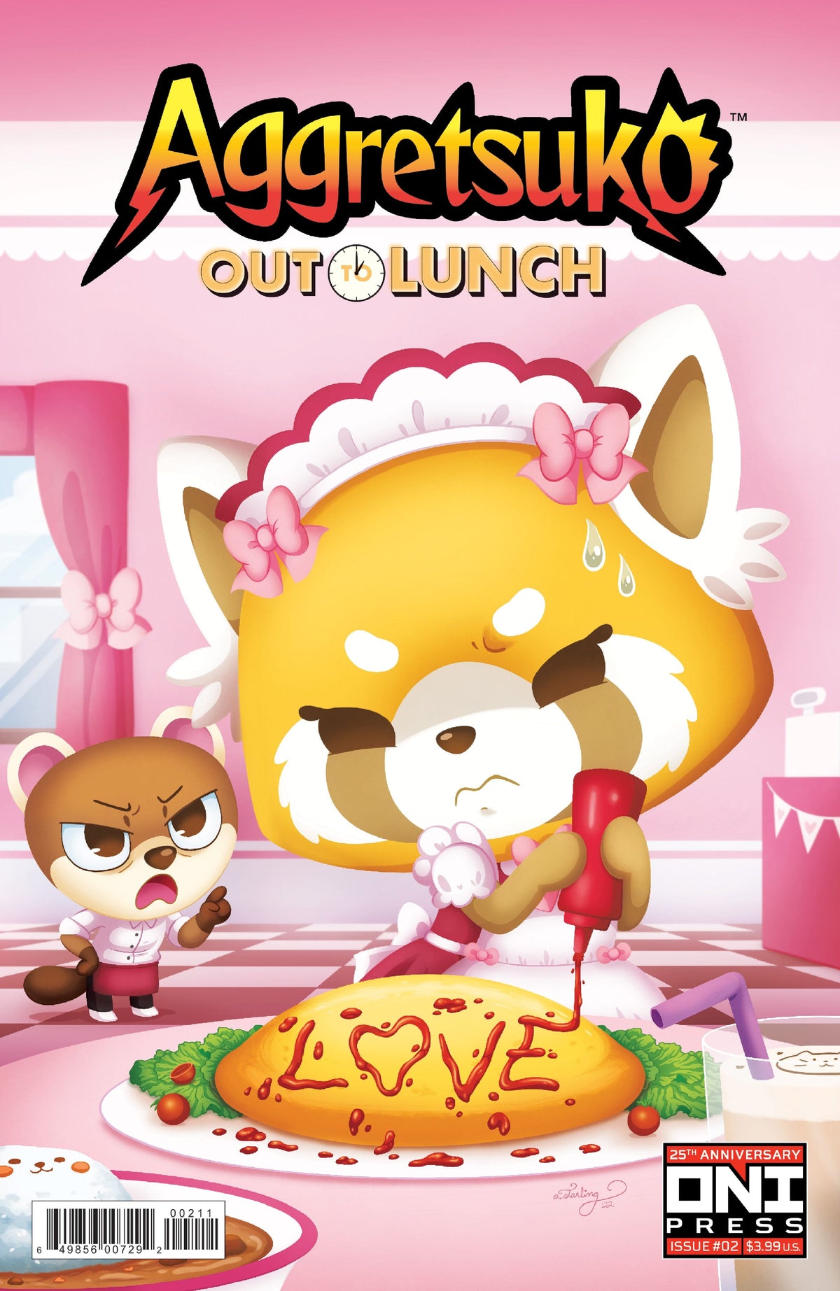 Oni Press Comic Books AGGRETSUKO OUT TO LUNCH #2 (OF 4) CVR A ABIGAIL STARLING 64985600729200211 0722ON276