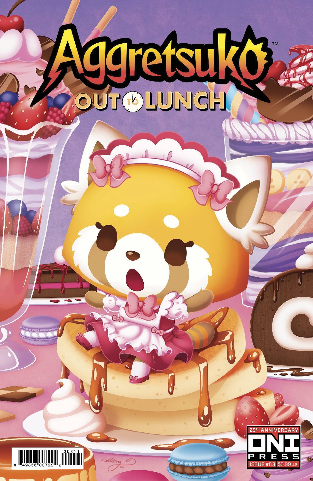 Oni Press Comic Books AGGRETSUKO OUT TO LUNCH #3 (OF 4) CVR A ABIGAIL STARLING 64985600729200311 0822ON293