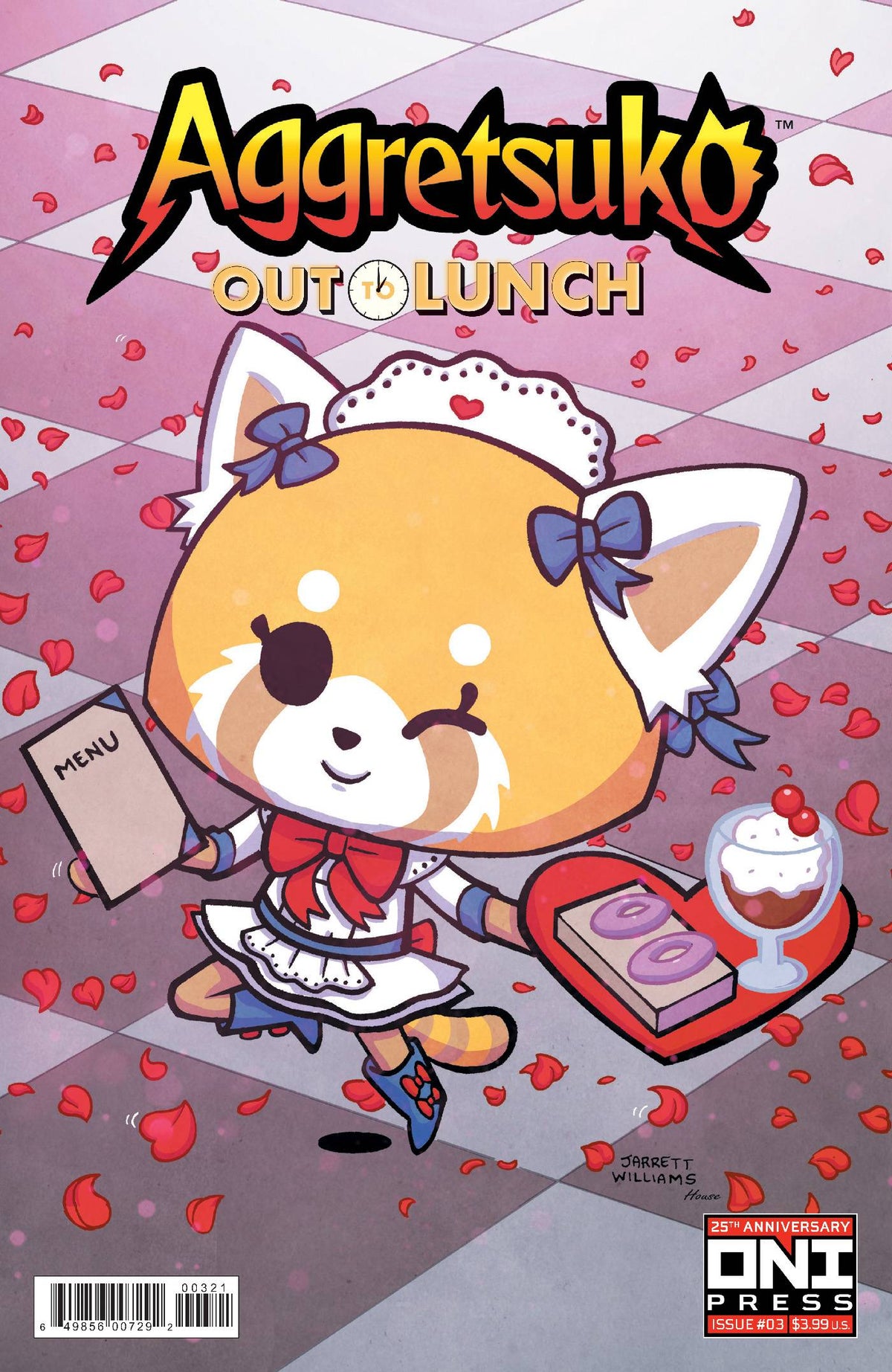 Oni Press Comic Books AGGRETSUKO OUT TO LUNCH #3 (OF 4) CVR B JARRETT WILLIAMS VAR 64985600729200321 0822ON294