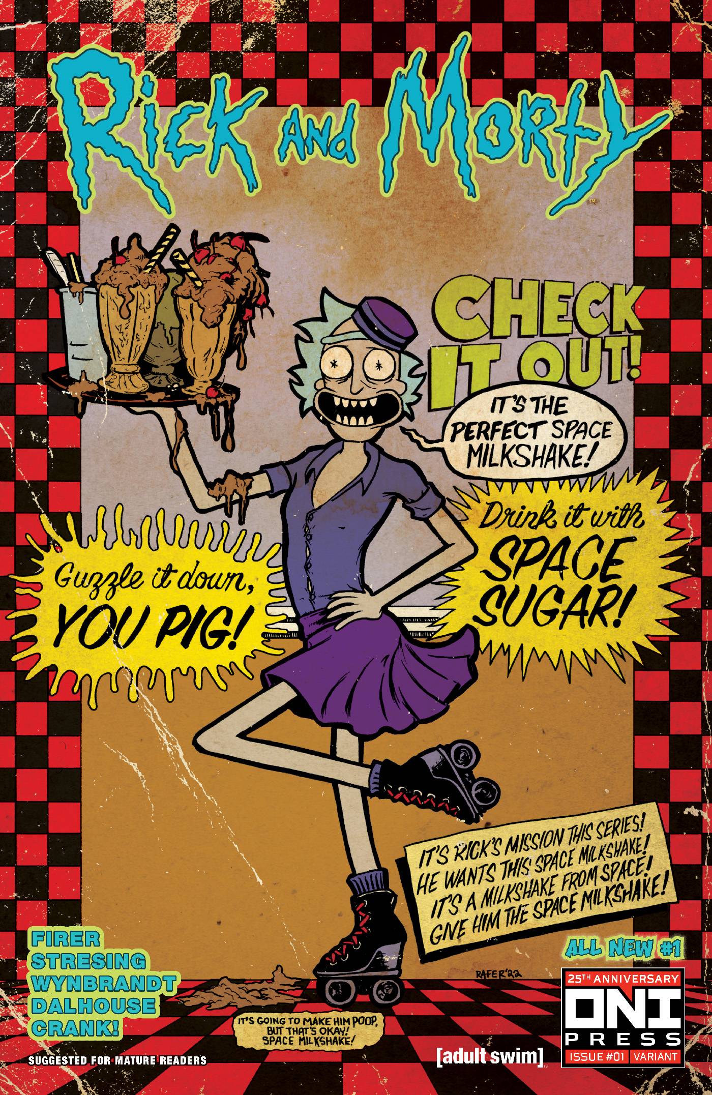 RICK AND MORTY #1 CVR E RAFER ROBERTS VAR (MR)