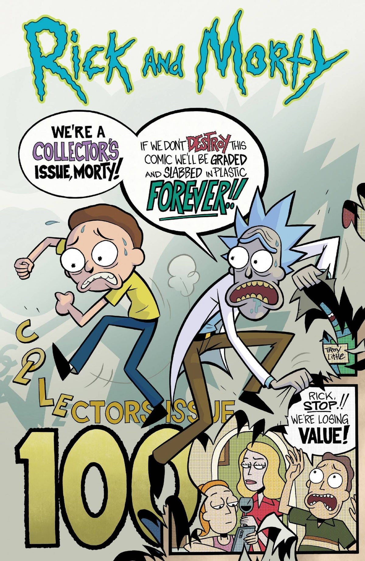Oni Press Comic Books RICK AND MORTY #100 CVR A TROY LITTLE 64985600731500111 0822ON311