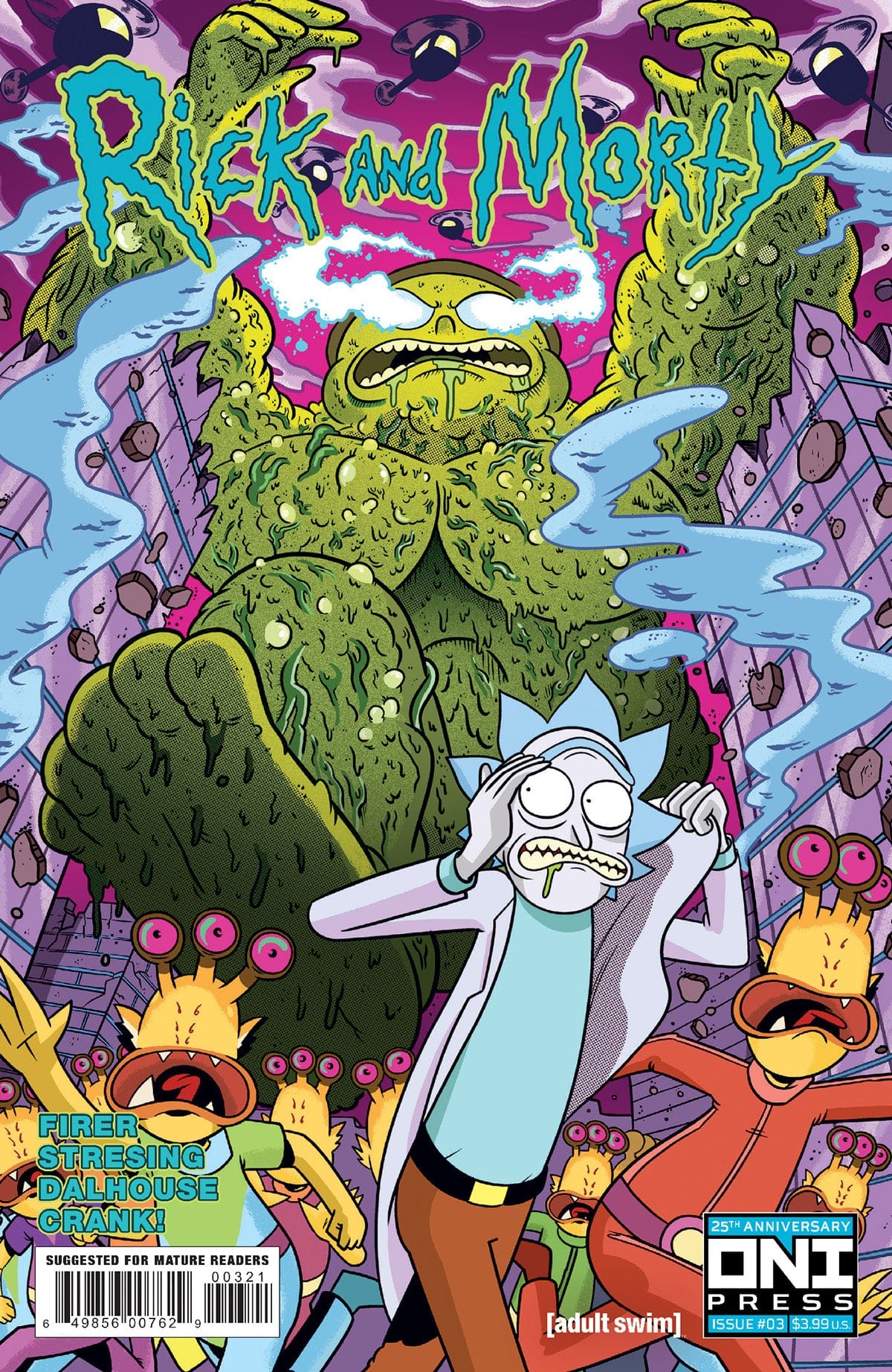 Oni Press Comic Books RICK AND MORTY #3 CVR B MARC ELLERBY VAR (MR) 64985600762900121 0123ON271