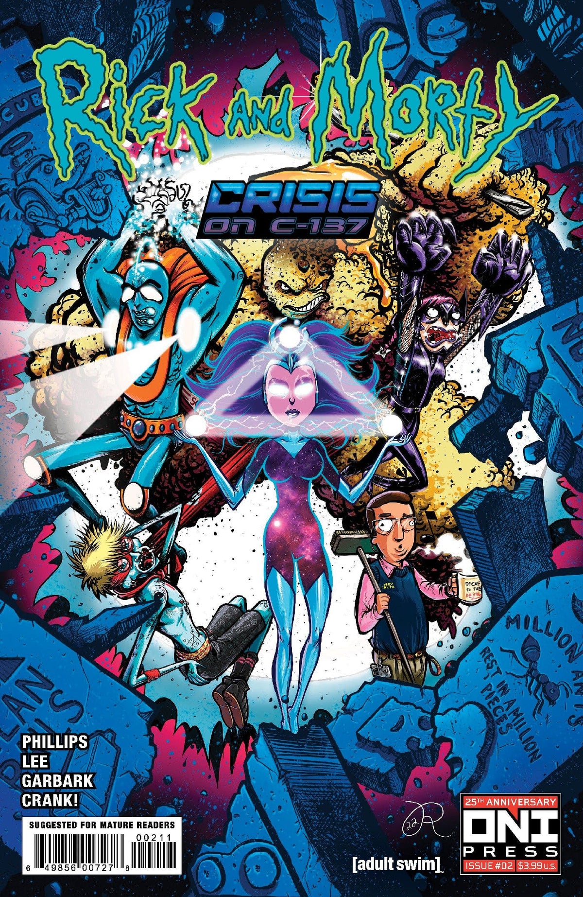 Oni Press Comic Books RICK AND MORTY CRISIS ON C 137 #2 (OF 4) CVR A RYAN LEE 64985600727800211 0722ON284