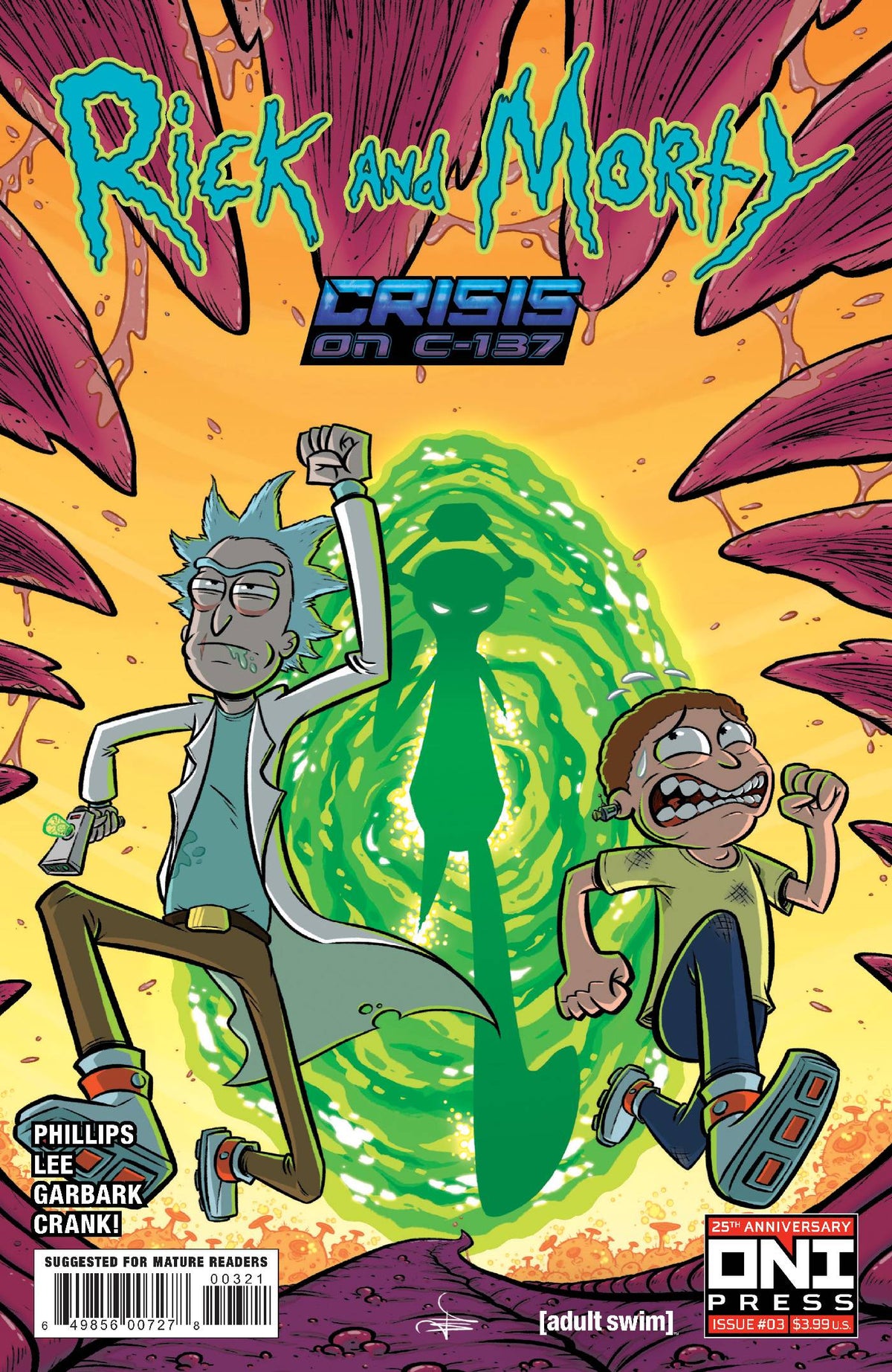 Oni Press Comic Books RICK AND MORTY CRISIS ON C 137 #3 (OF 4) CVR B JULIEN PARE SOREL VAR 64985600727800321 0822ON319
