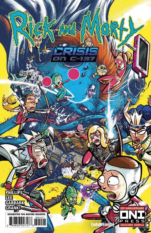 Oni Press Comic Books RICK AND MORTY CRISIS ON C 137 #4 (OF 4) CVR A RYAN LEE (MR) 64985600727800411 0922ON387