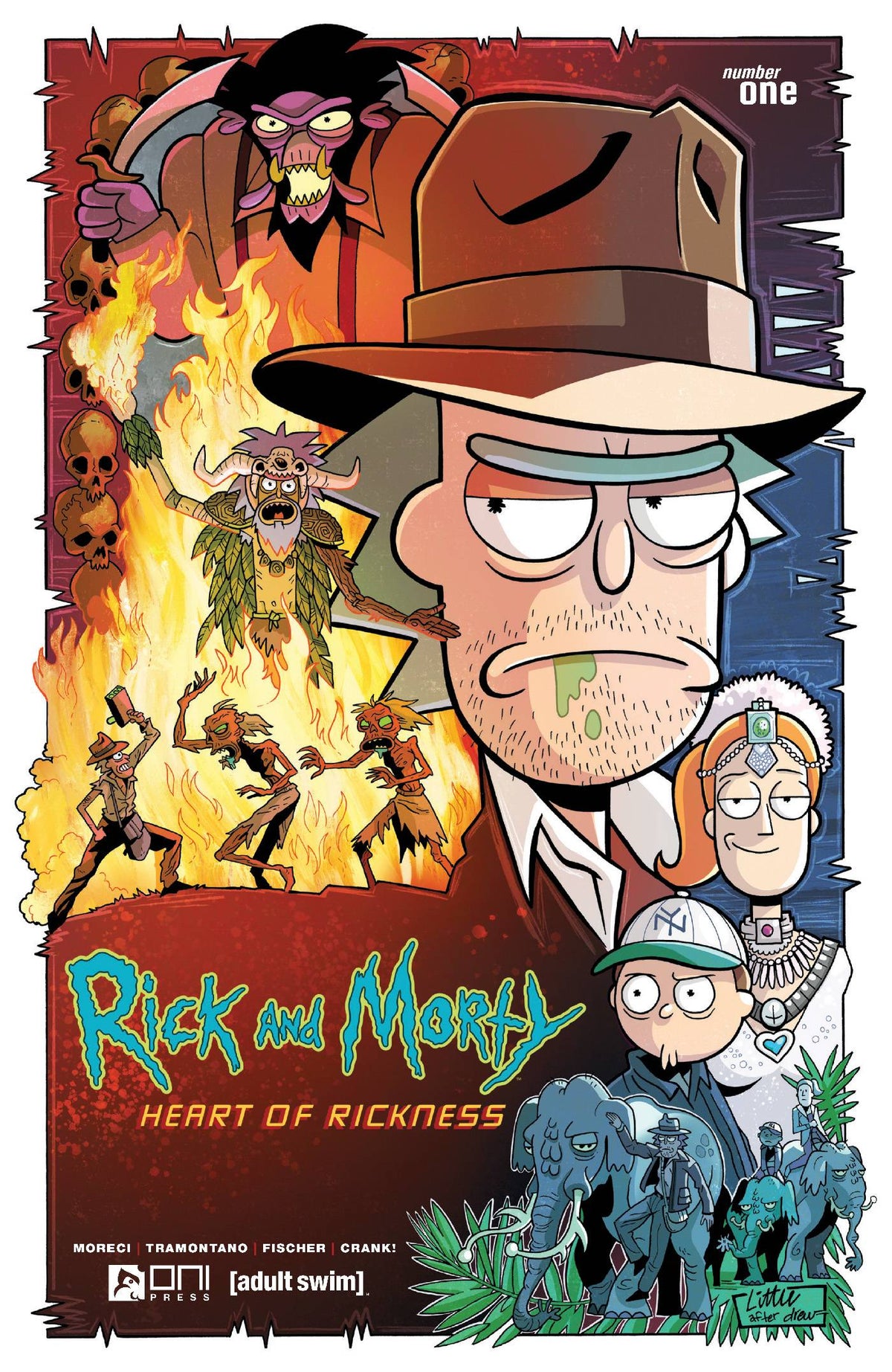 Oni Press Comic Books RICK AND MORTY HEART OF RICKNESS #1 (OF 4) CVR A LITTLE (MR) 64985600768100111 MAY231910