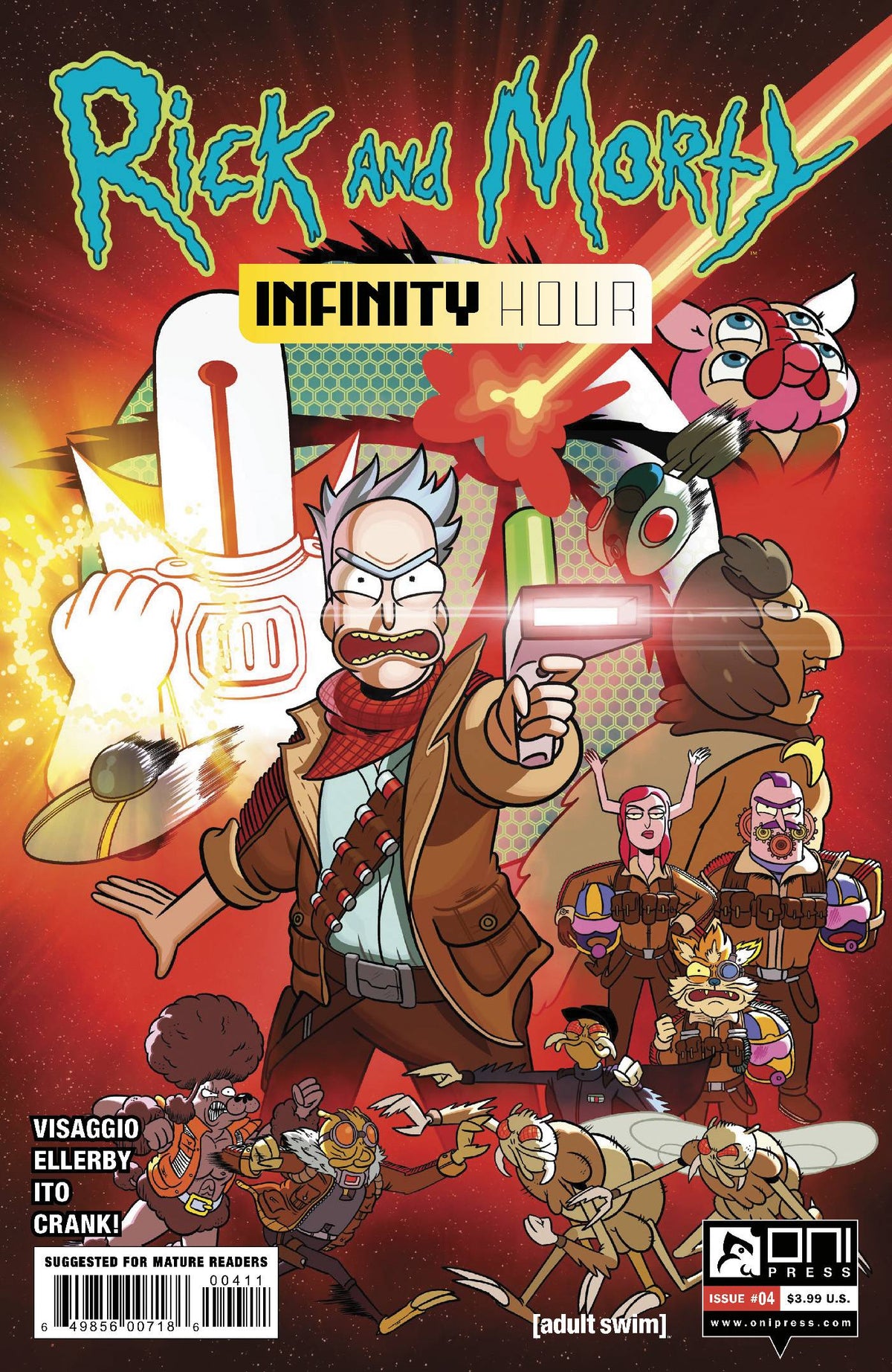 Oni Press Comic Books RICK AND MORTY INFINITY HOUR #4 (OF 4) CVR A MARC ELLERBY 64985600718600411 0522ON210