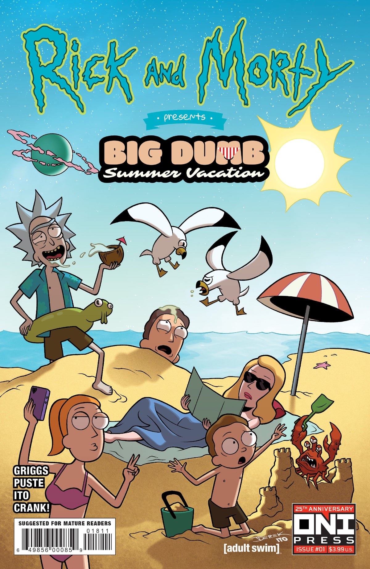 Oni Press Comic Books RICK AND MORTY PRESENTS BIG DUMB SUMMER VACATION #1 CVR A DEREK FRIDOLFS 64985600085901811 0522ON206